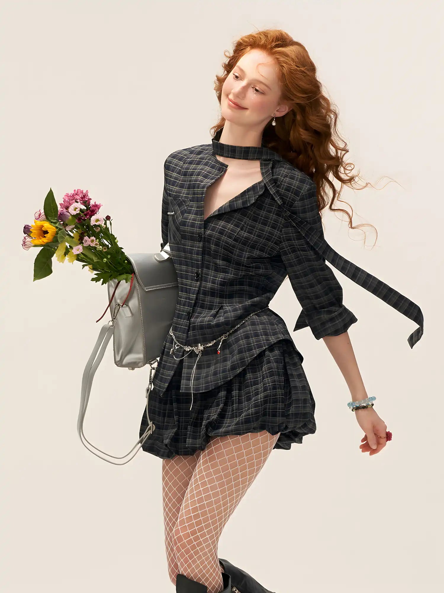 Classic Plaid Button-Up Shirt