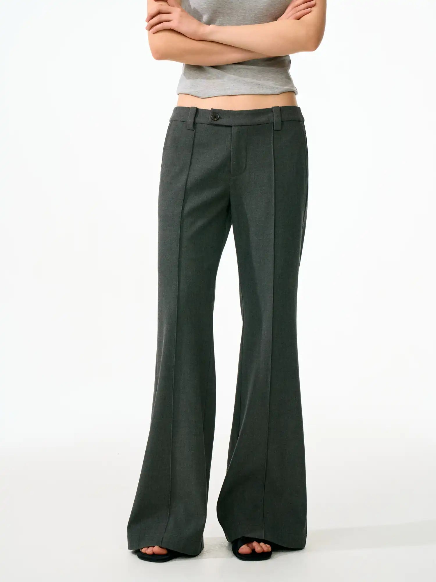 FirstFloor 90s Retro Low-Rise Floor-Length Puddle Pants | Canton Collective