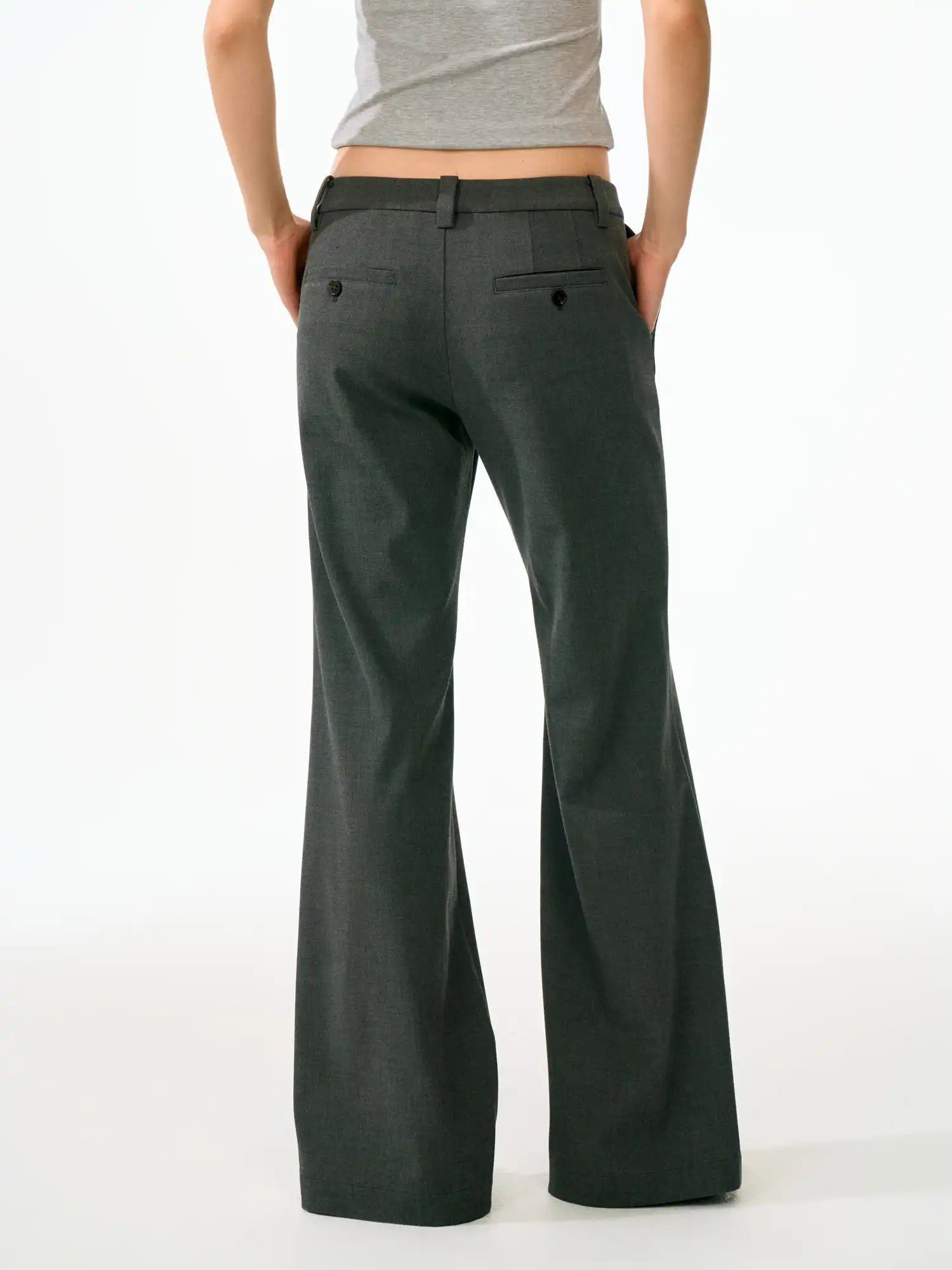 FirstFloor 90s Retro Low-Rise Floor-Length Puddle Pants | Canton Collective