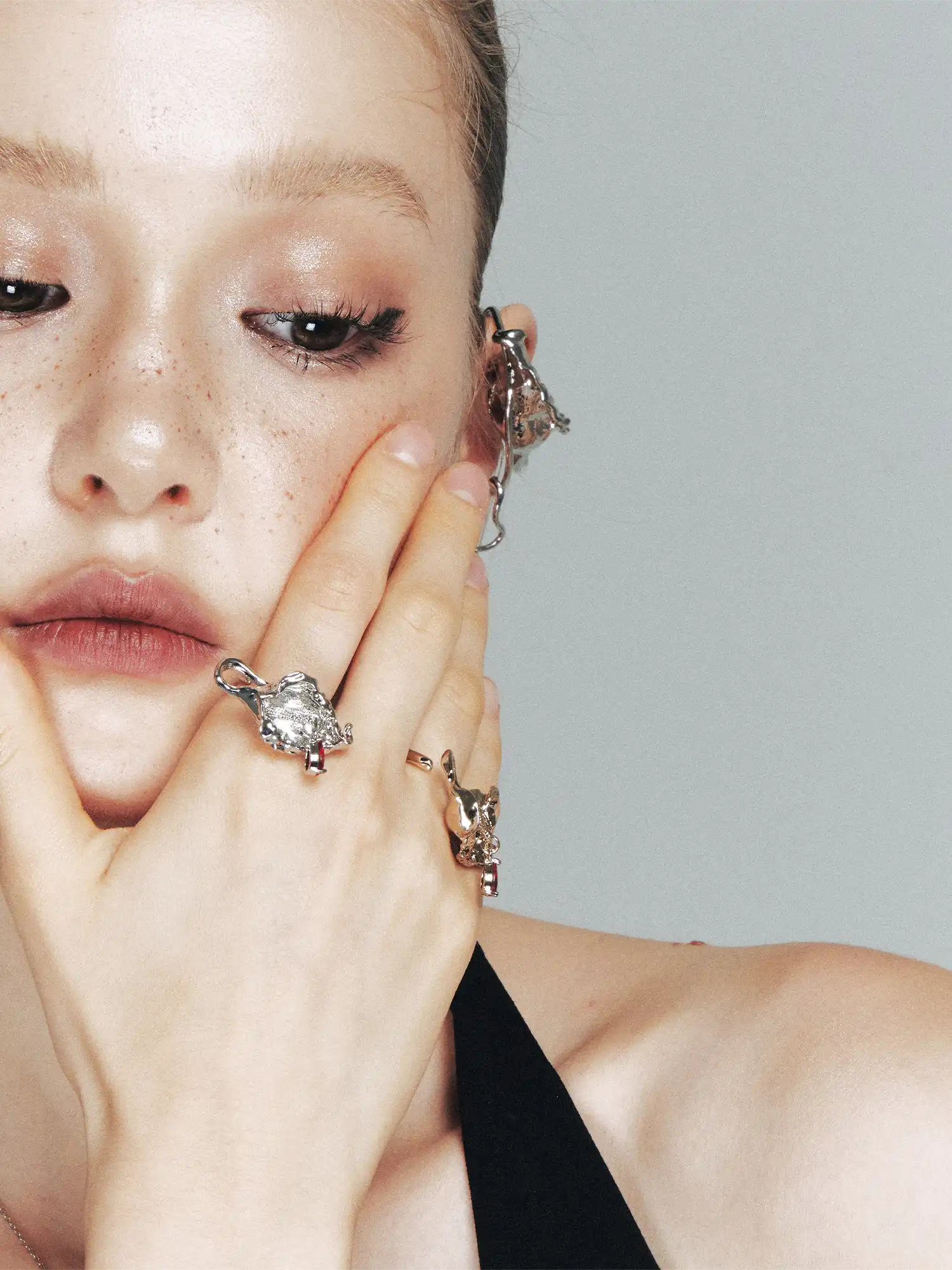1Jinn M2M Adjustable Crystal Ring | Canton Collective