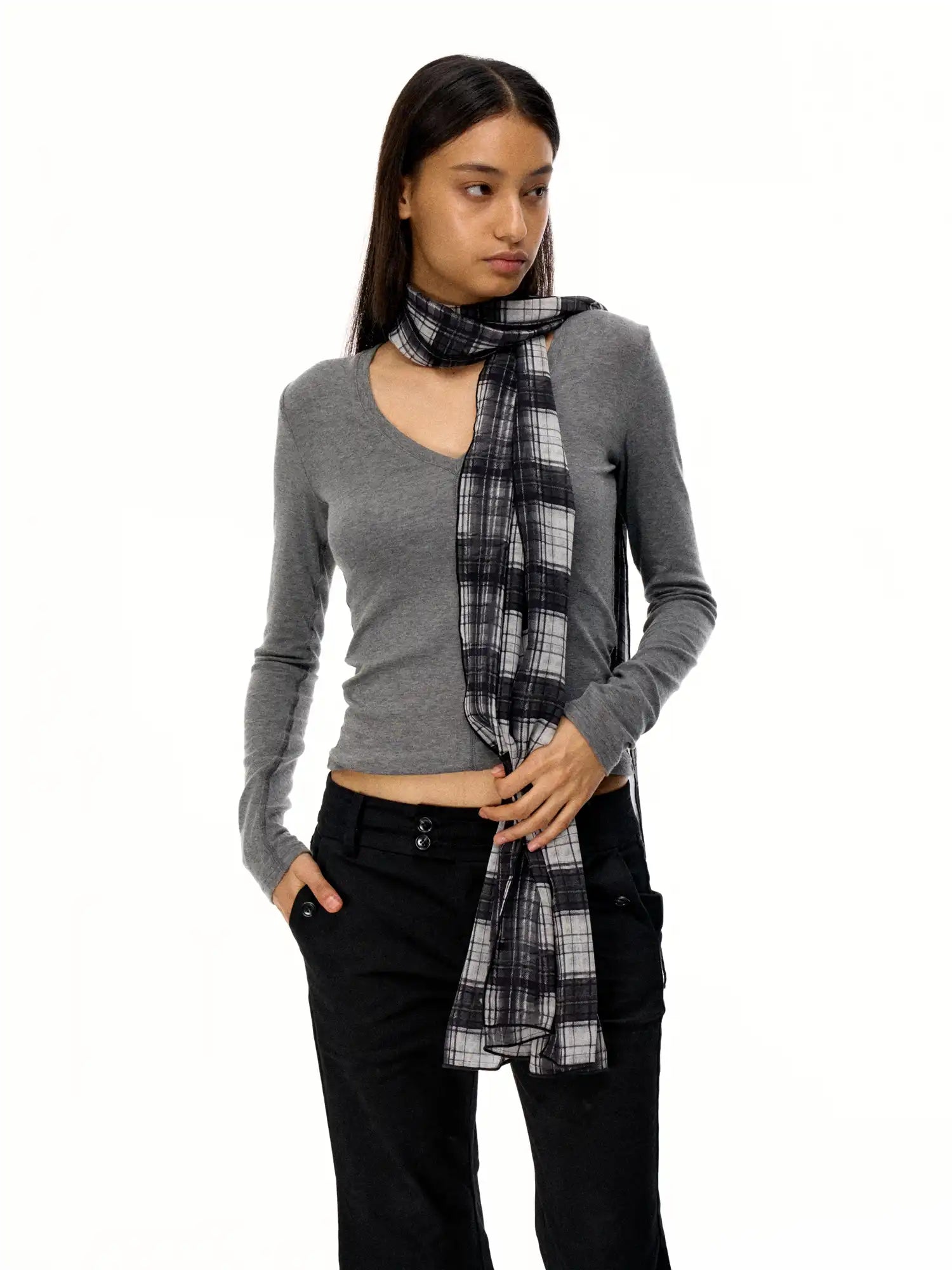 FirstFloor Airy Breathable Summer Silk Thin Sheer Mesh Scarf | Canton Collective