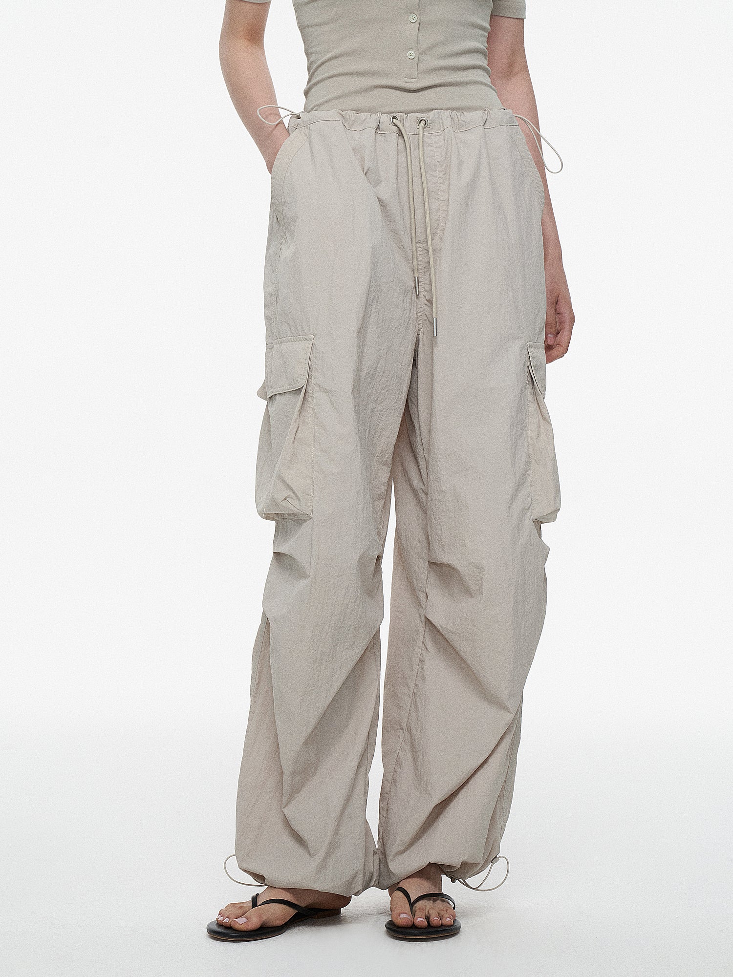 FirstFloor Airy Parachute Cargo Pants | Canton Collective