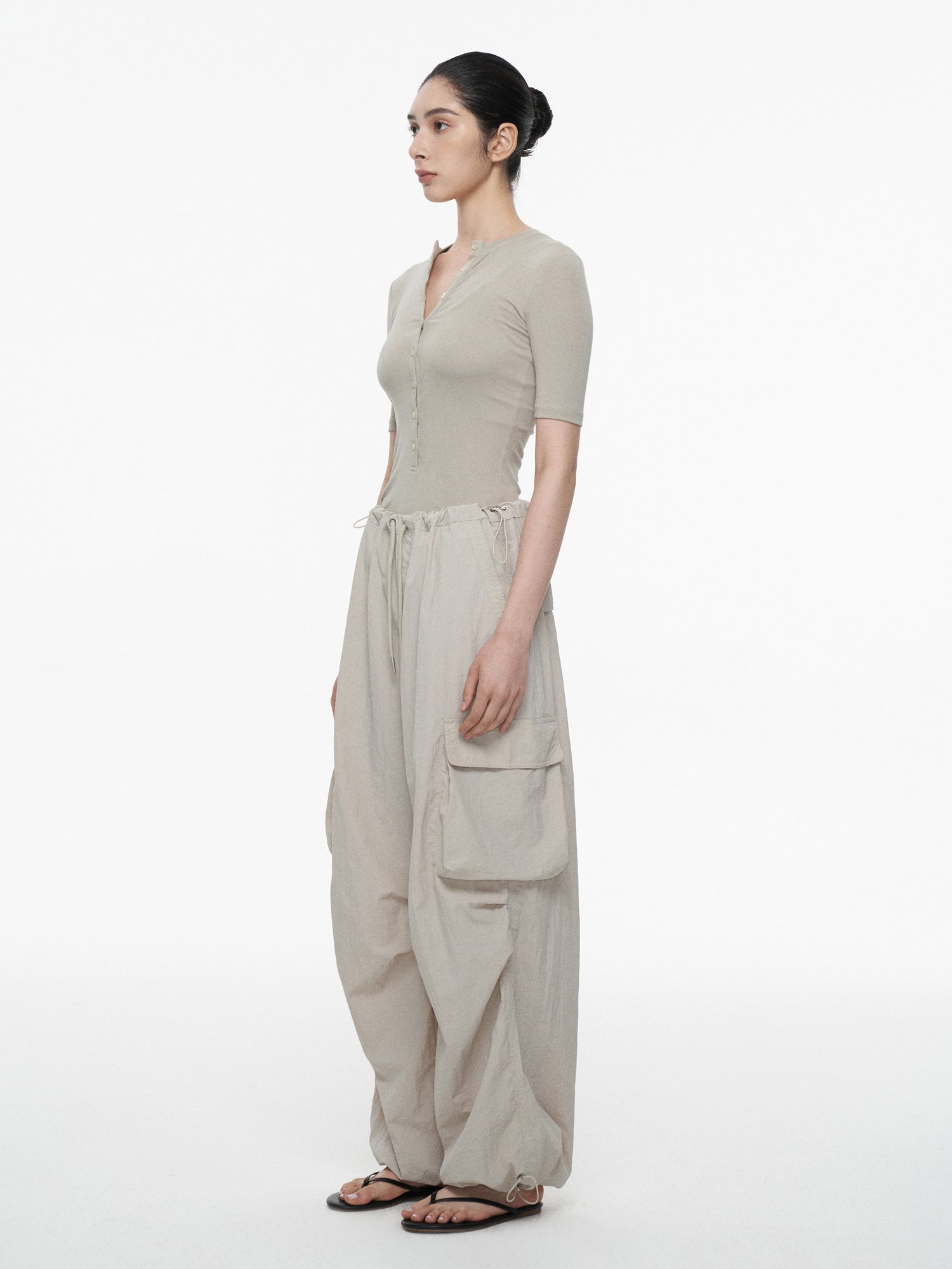 FirstFloor Airy Parachute Cargo Pants | Canton Collective