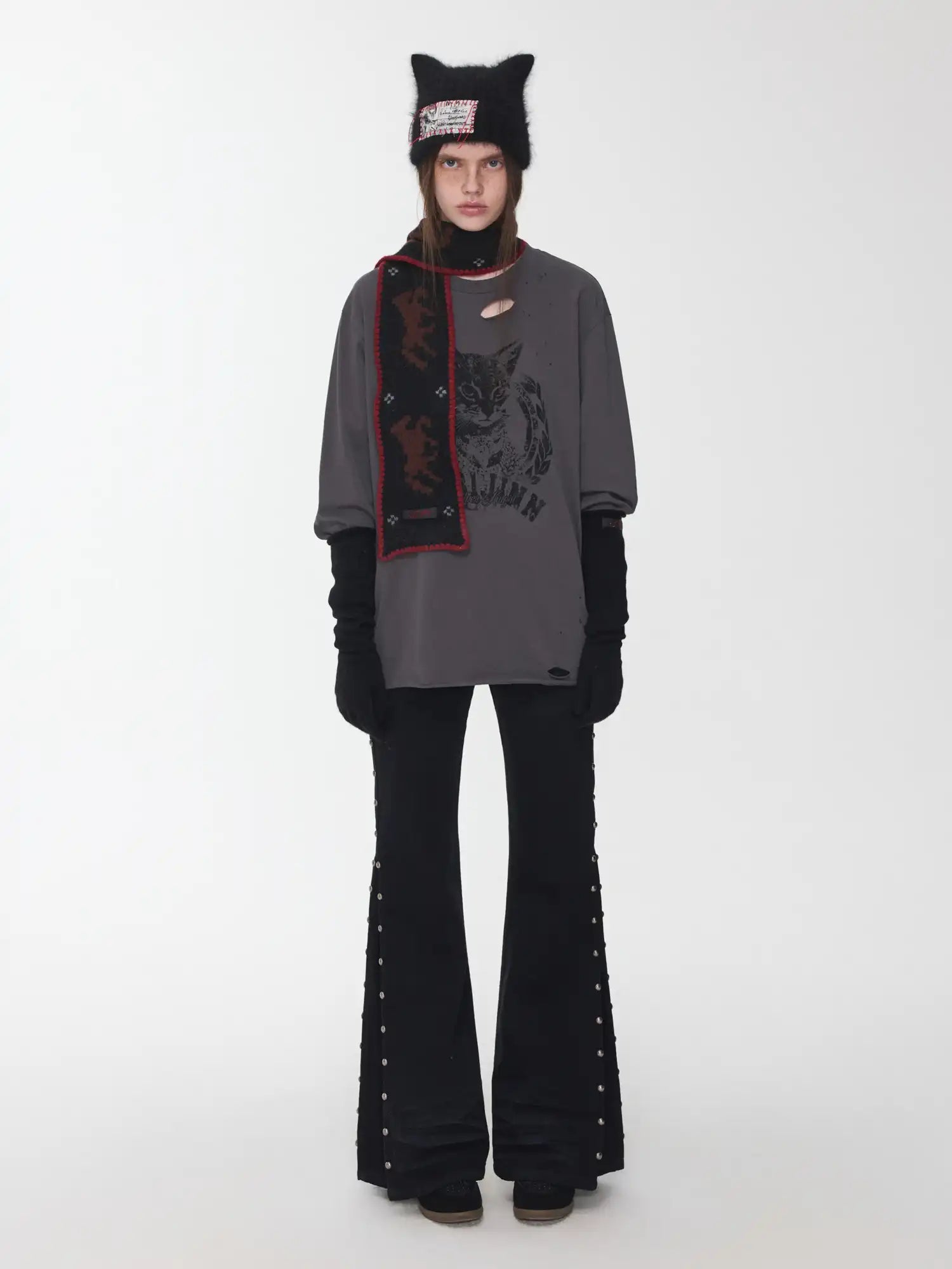 1Jinn Studio American Cat Ripped Top | Canton Collective