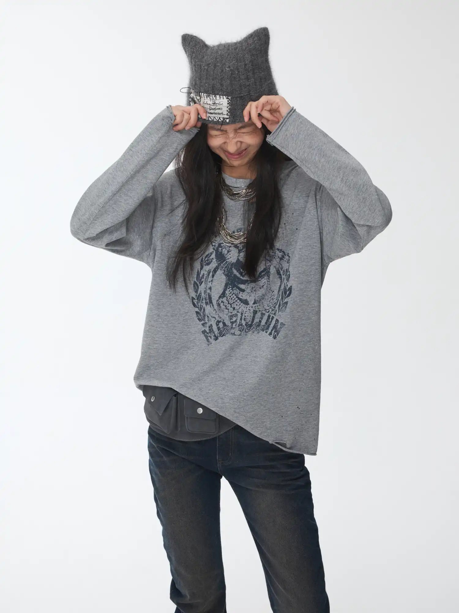 1Jinn Studio American Cat Ripped Top | Canton Collective