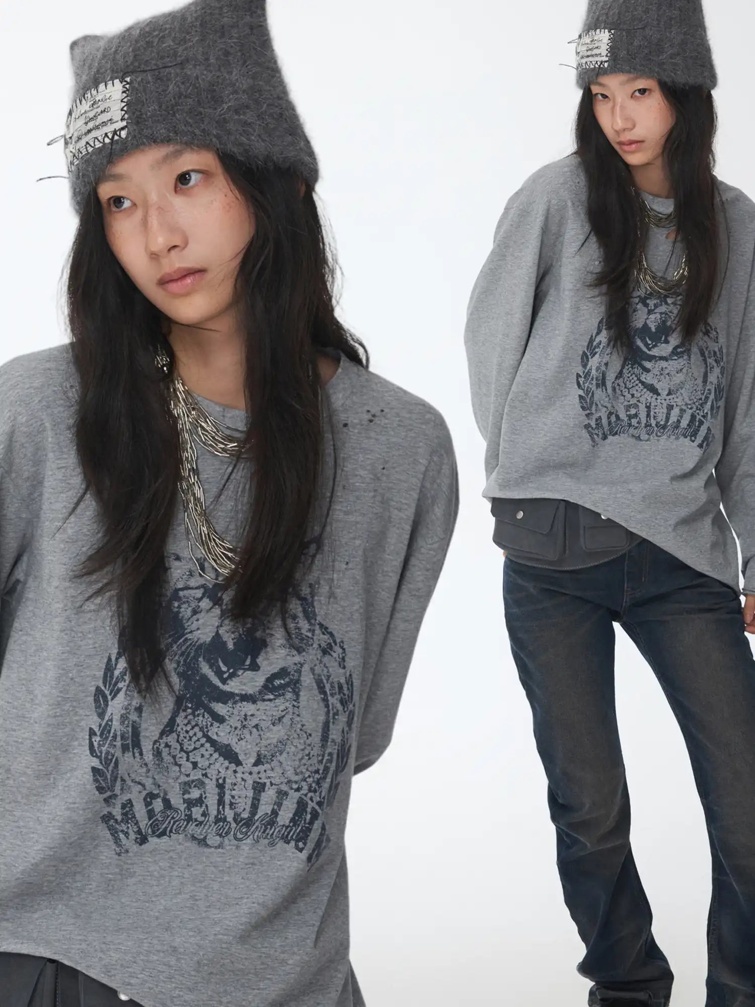 1Jinn Studio American Cat Ripped Top | Canton Collective