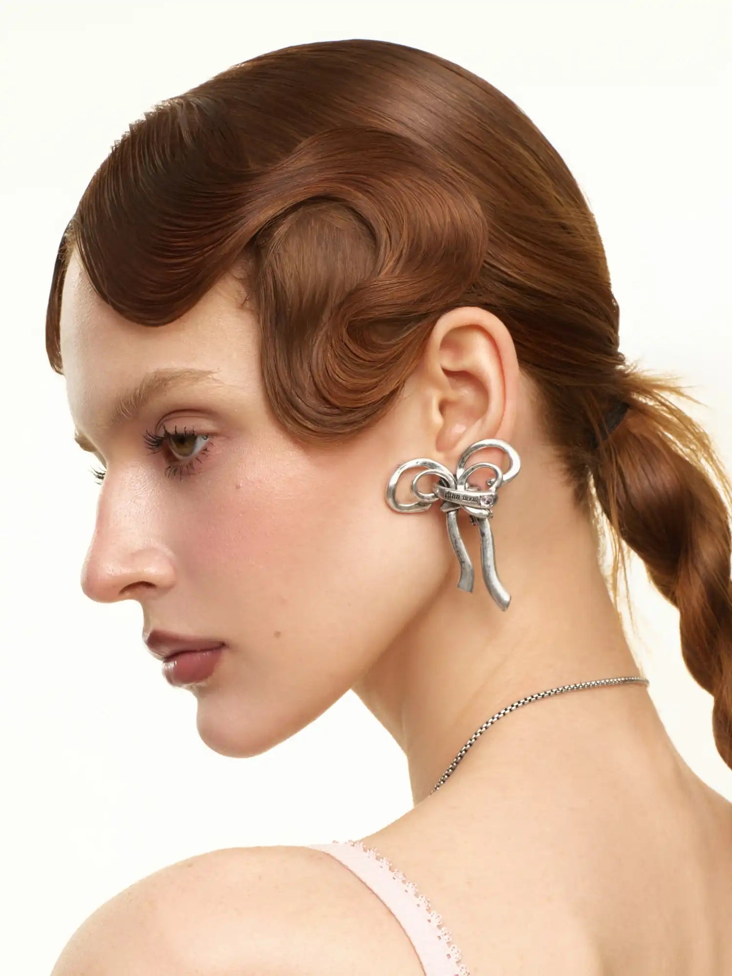 1Jinn M2M Antiqued Sculptural Bow Statement Earrings | Canton Collective