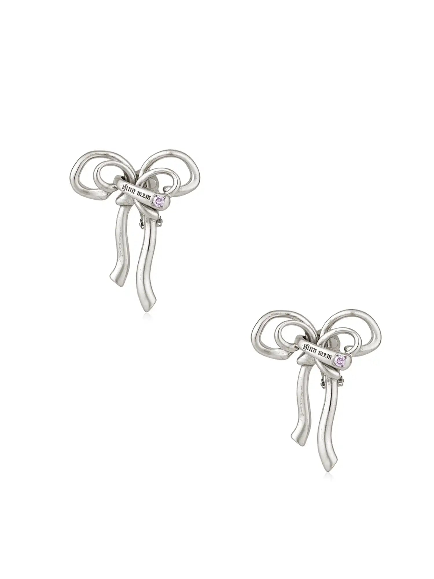 1Jinn M2M Antiqued Sculptural Bow Statement Earrings | Canton Collective