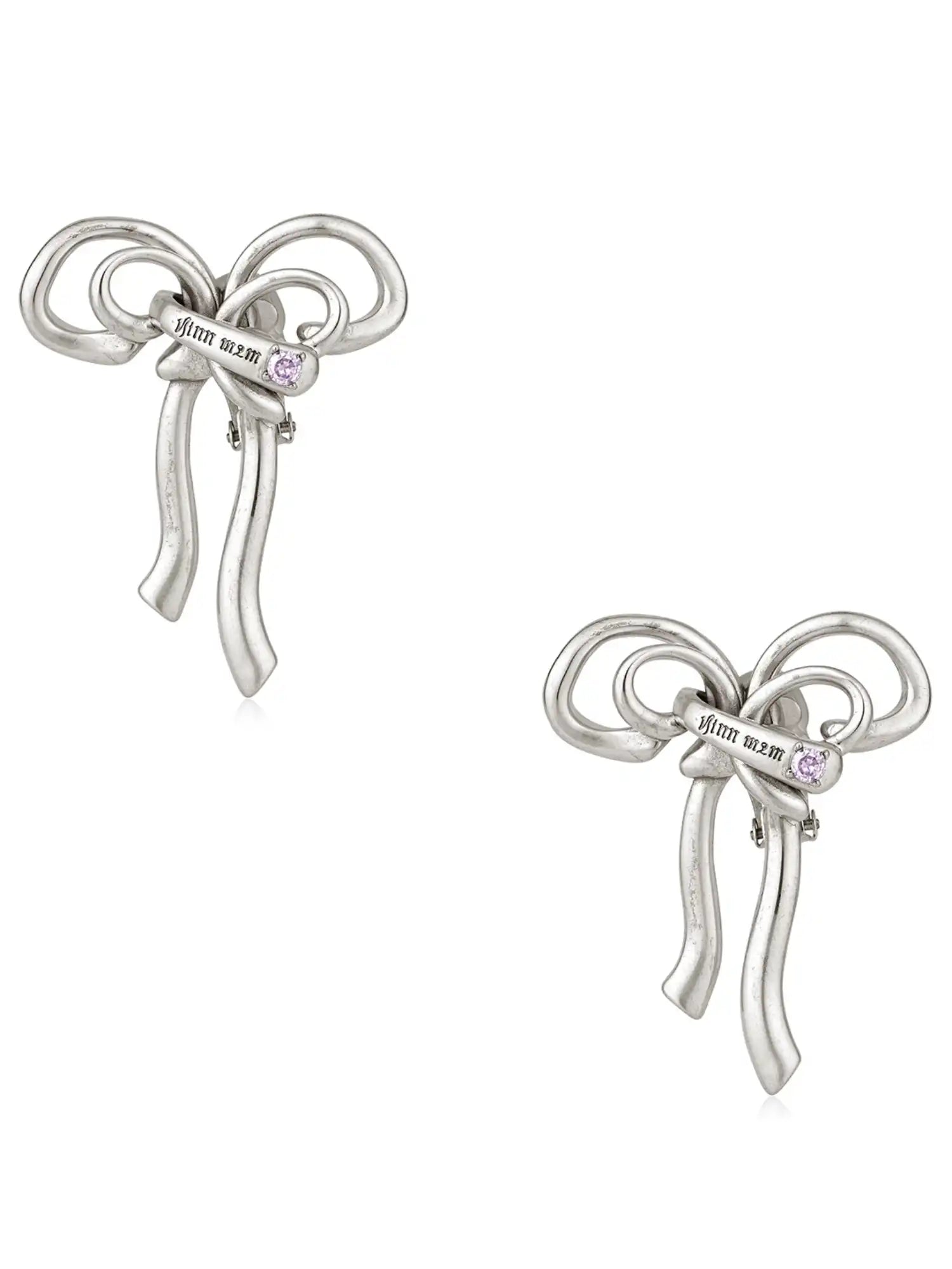 1Jinn M2M Antiqued Sculptural Bow Statement Earrings | Canton Collective