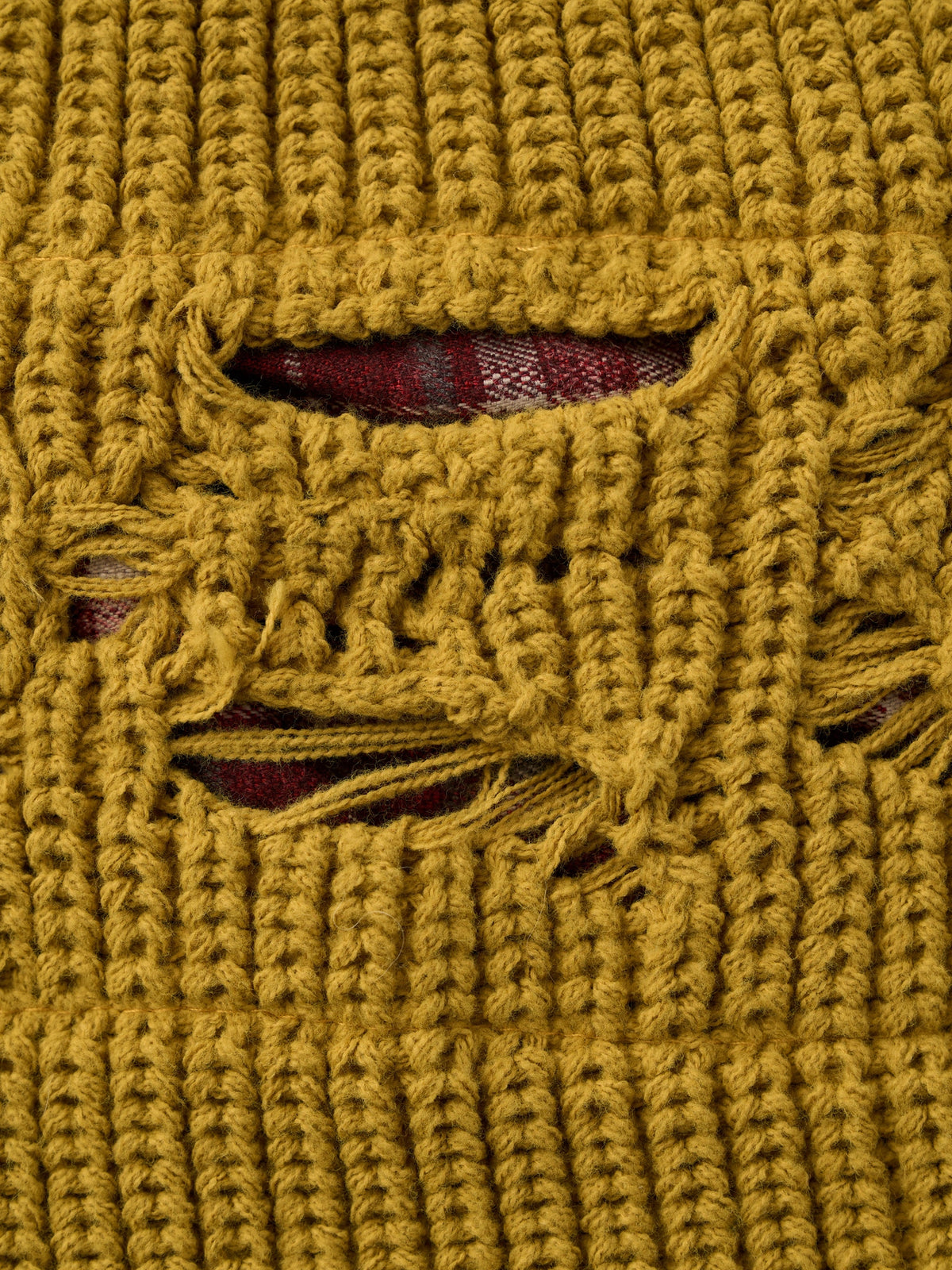 MAMC Argyle Intarsia Fringe-Hem Knit Cardigan | Canton Collective