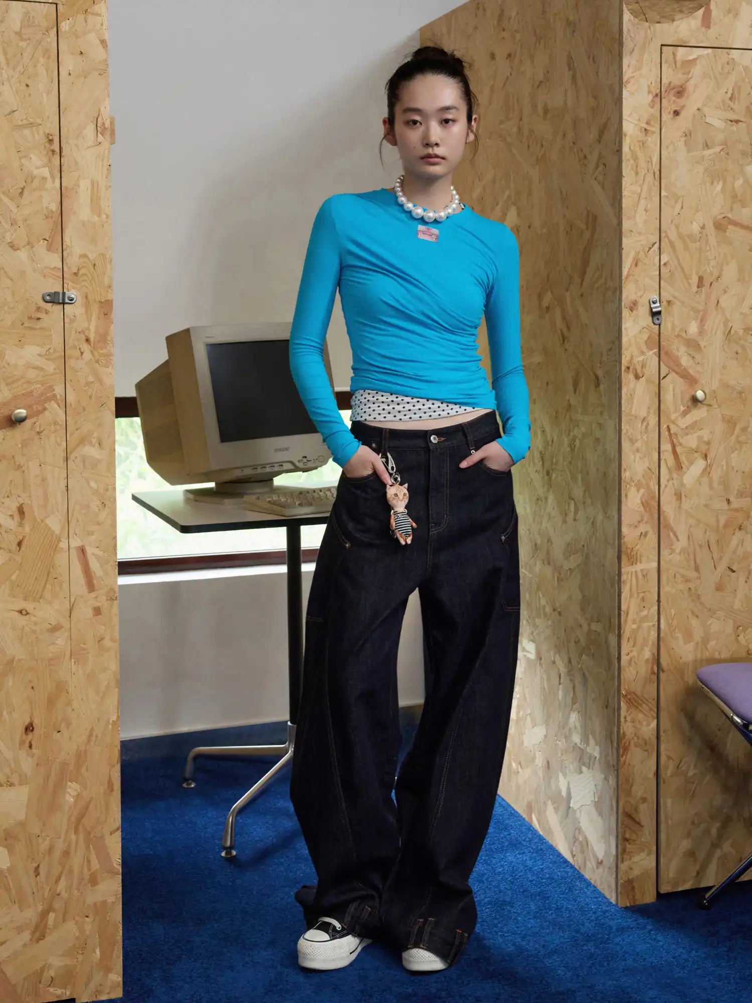 1Jinn Studio Asymmetric Gather Top | Canton Collective