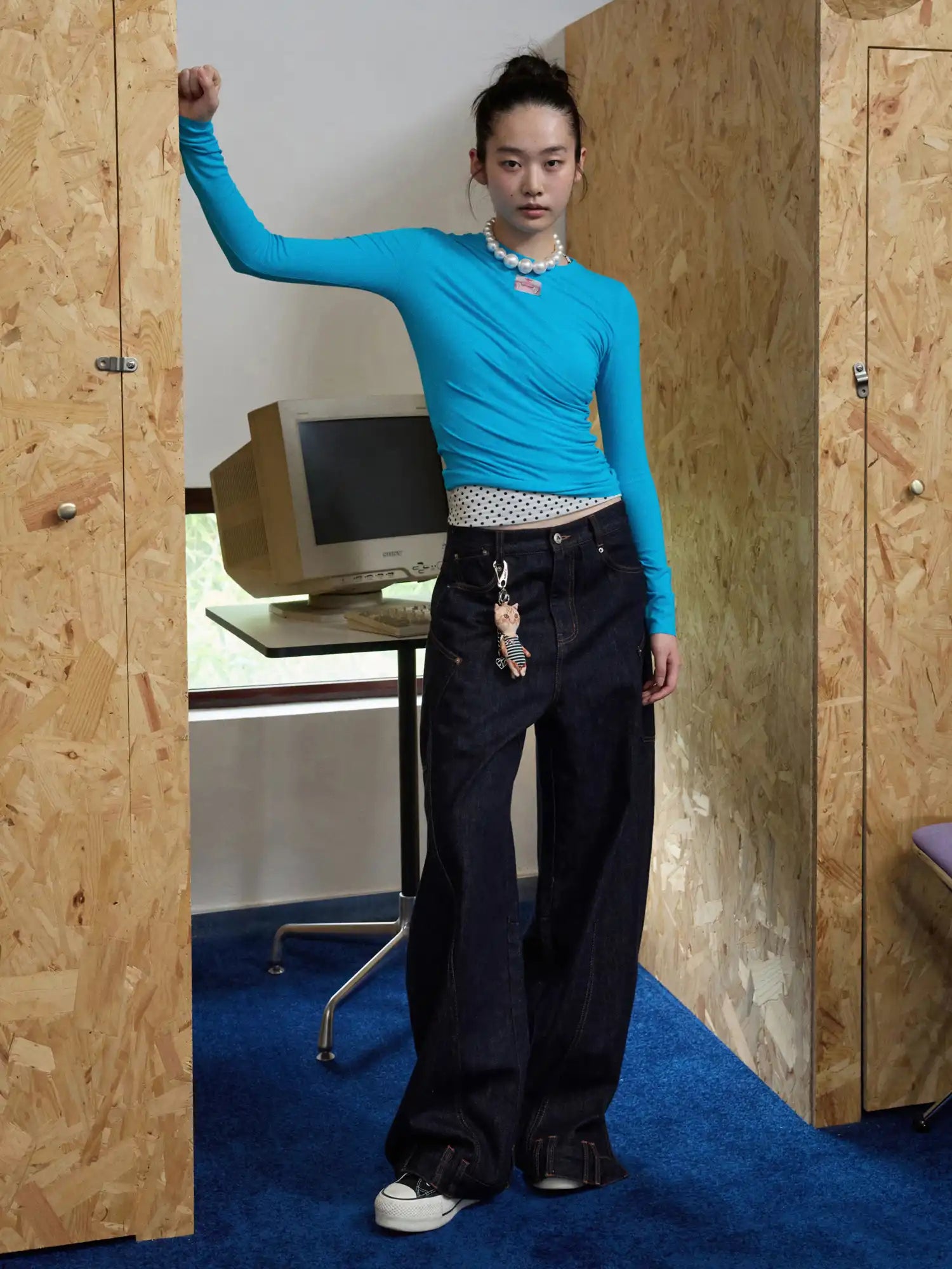 1Jinn Studio Asymmetric Gather Top | Canton Collective