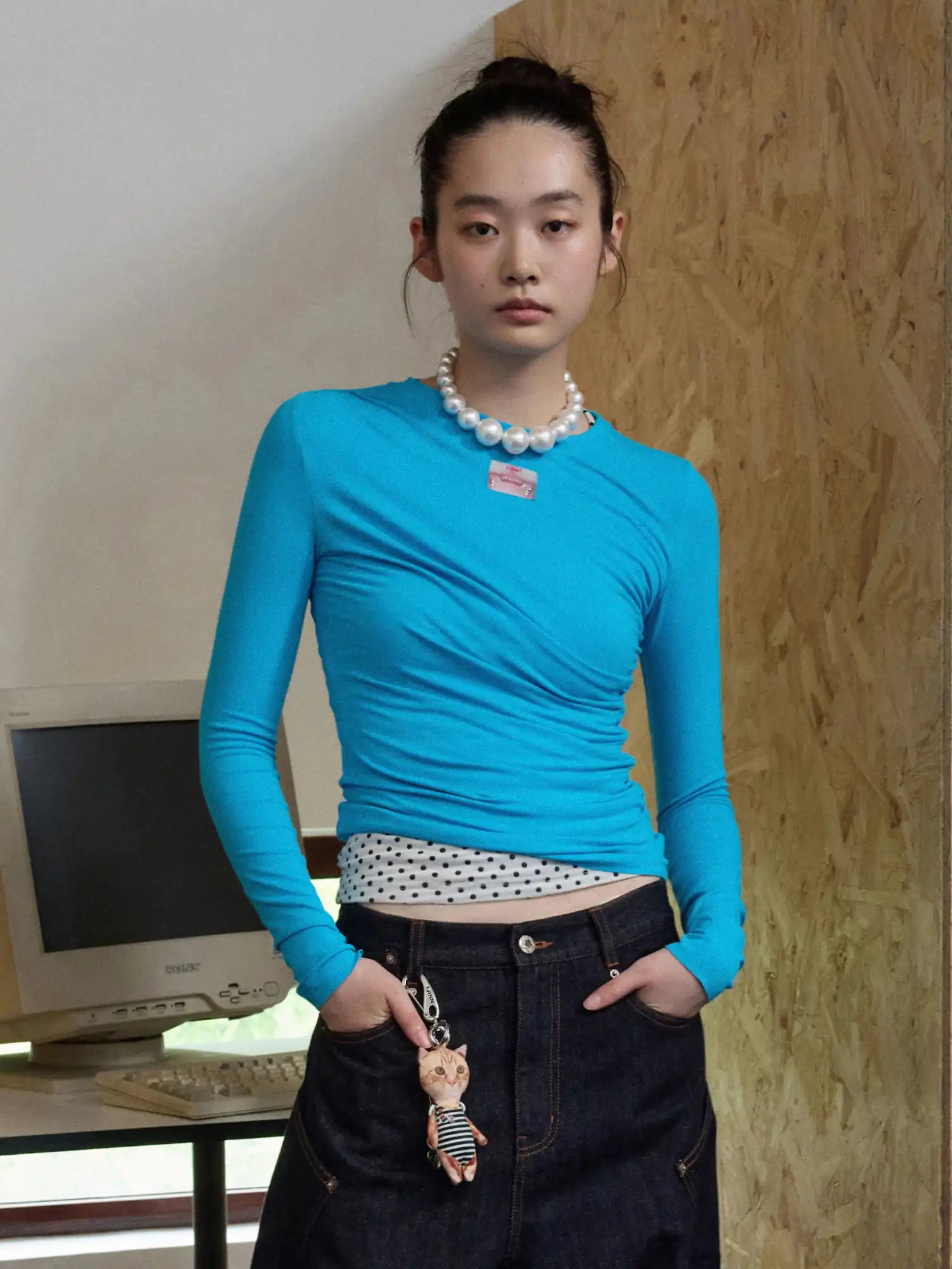 1Jinn Studio Asymmetric Gather Top | Canton Collective