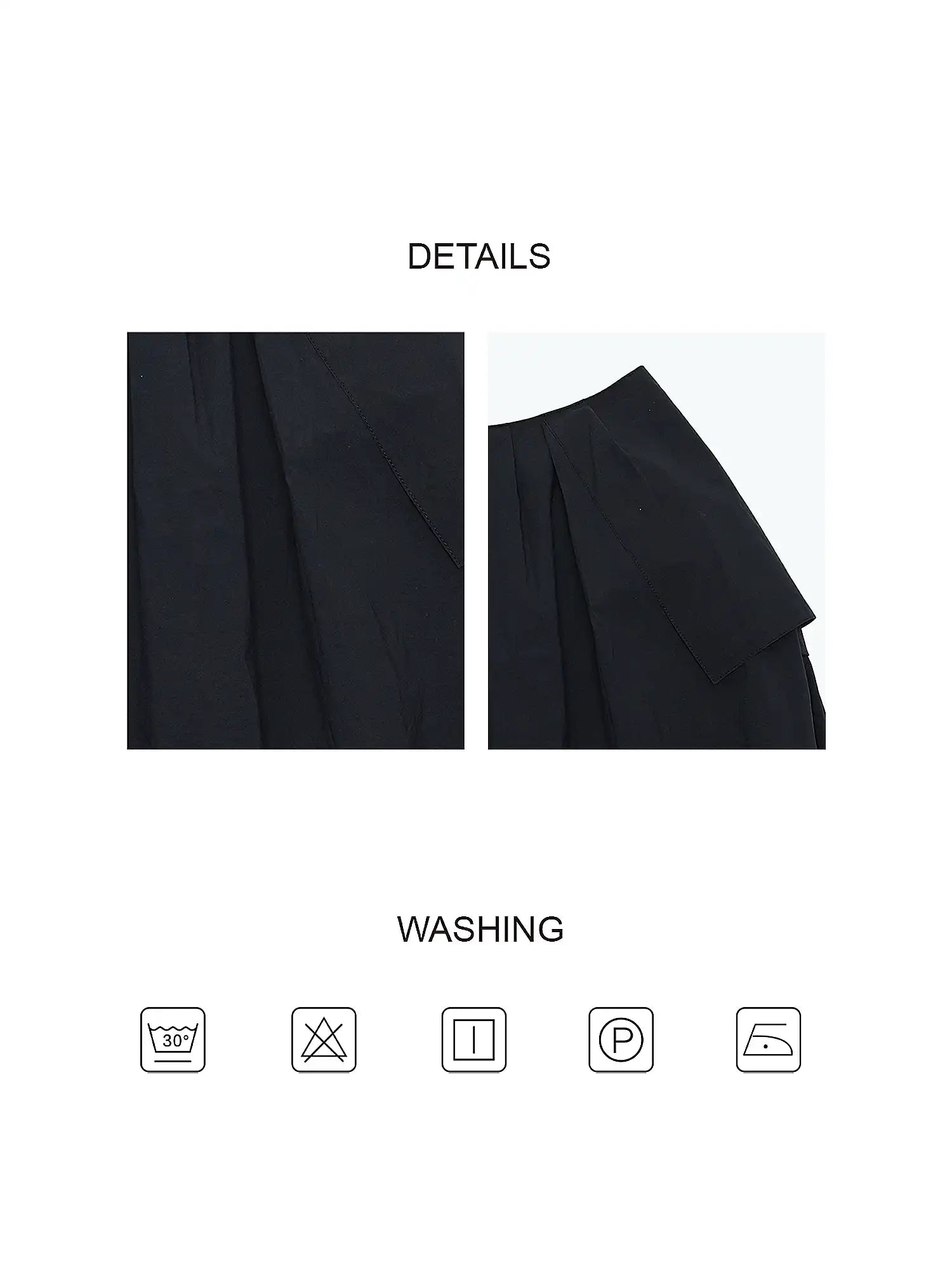 CantonCollective Design Asymmetric Hem Midi Bubble Skirt | Canton Collective