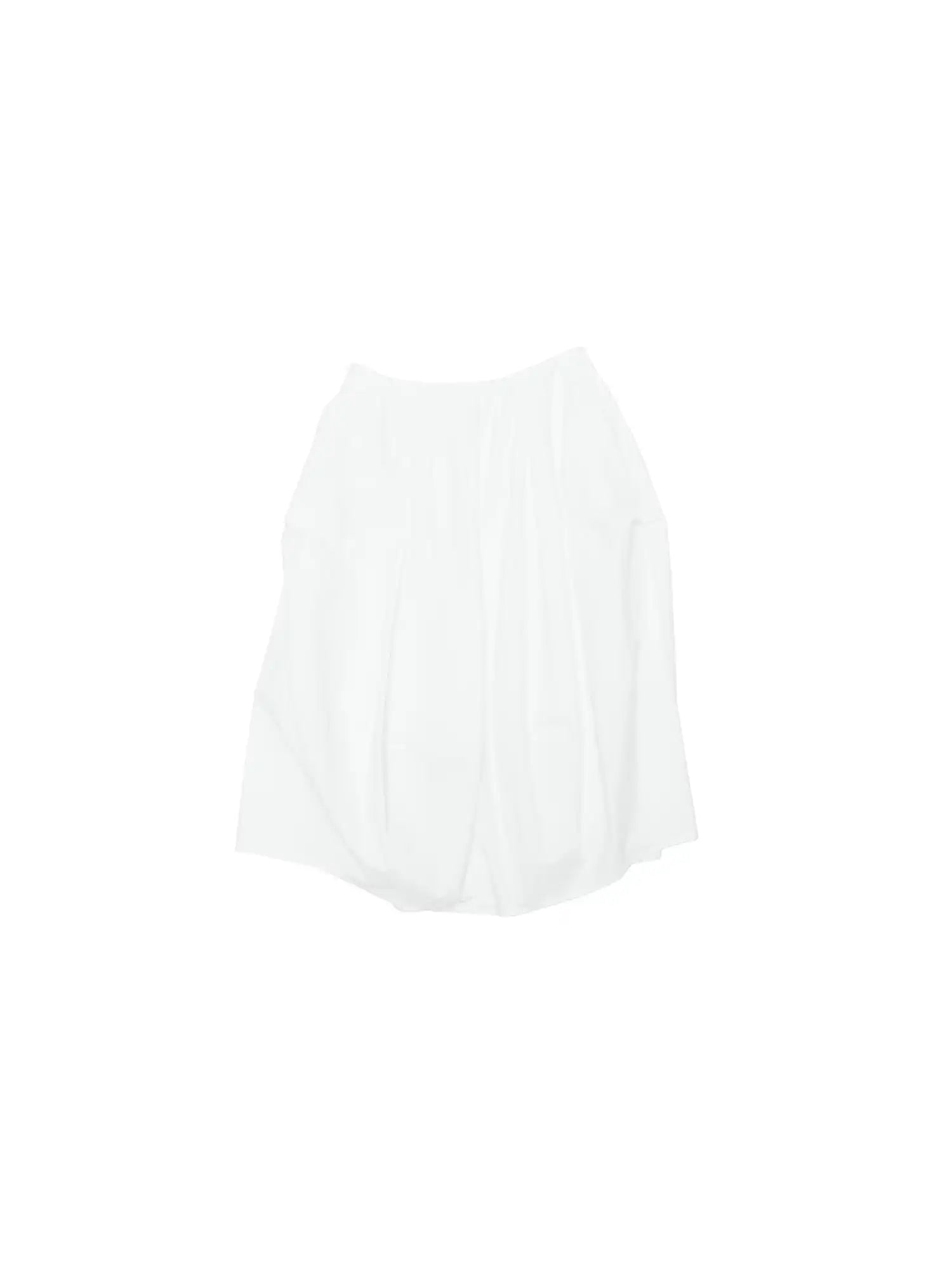 CantonCollective Design Asymmetric Hem Midi Bubble Skirt | Canton Collective