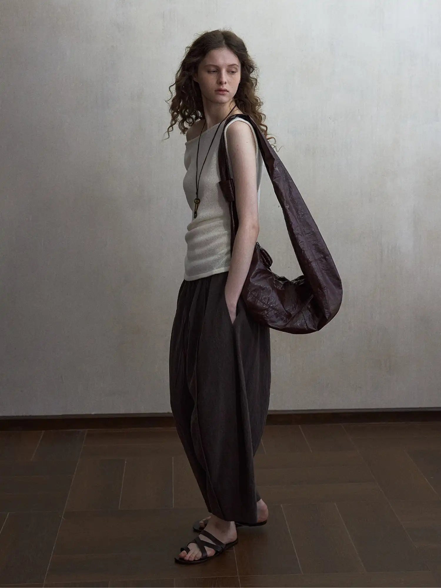 CantonCollective Design Asymmetric One-Shoulder Knit Top | Canton Collective