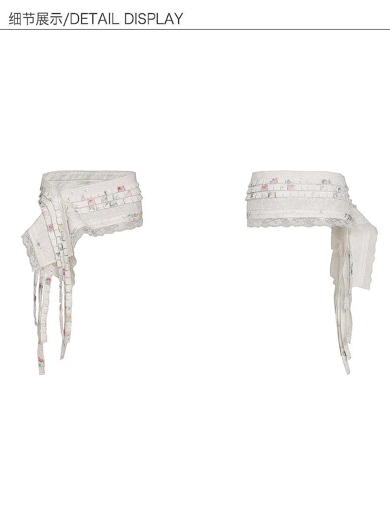 2th Desire Asymmetric Ruffle Hip Waist Sash Accessory | Canton Collective