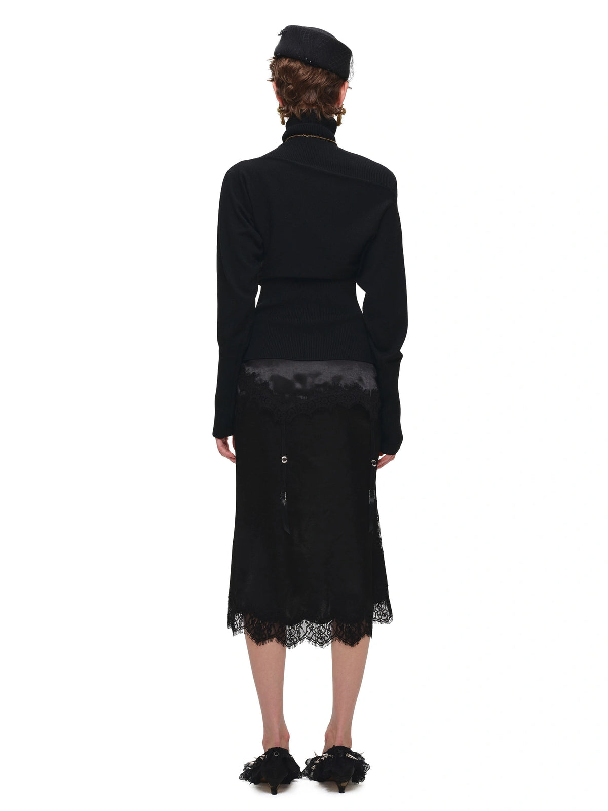 1Jinn Studio Asymmetric Turtleneck Knit Long Sleeve Top | Canton Collective