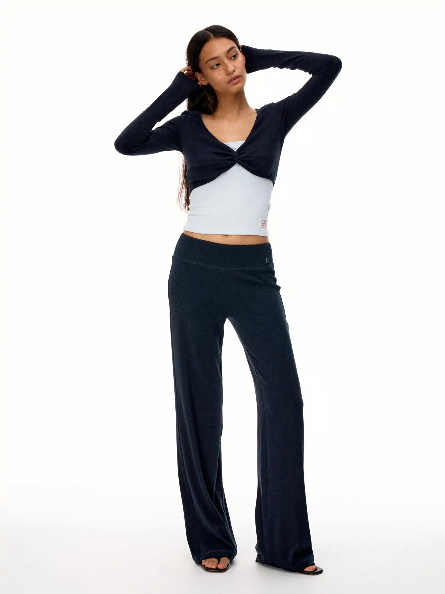 FirstFloor Ballet-Style Twist Long Sleeves Top | Canton Collective