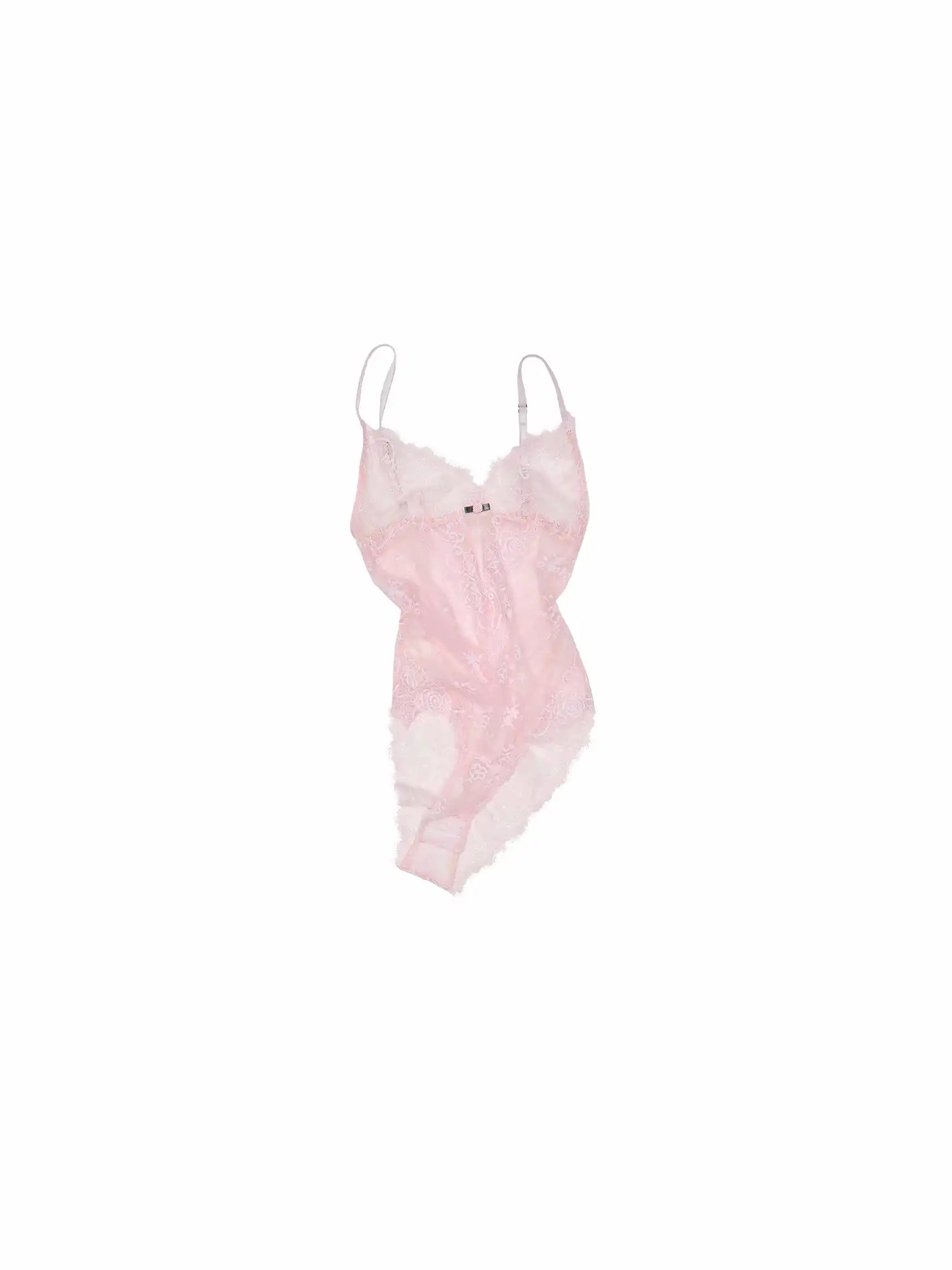 1Jinn Studio Balletcore Aesthetic Lace Bodysuit Top | Canton Collective