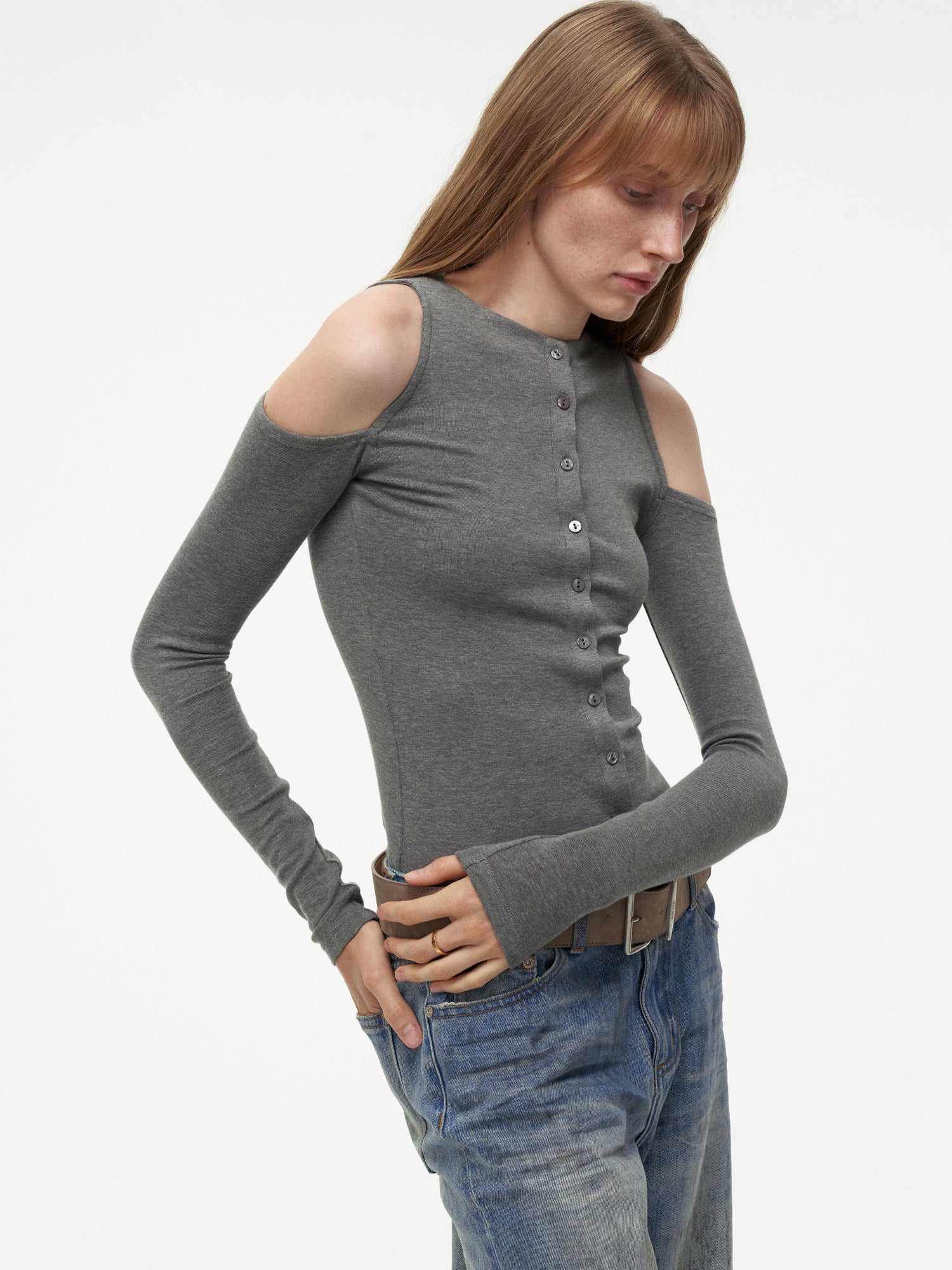First Floor Bare Shoulder Tee Bare | Canton Collective