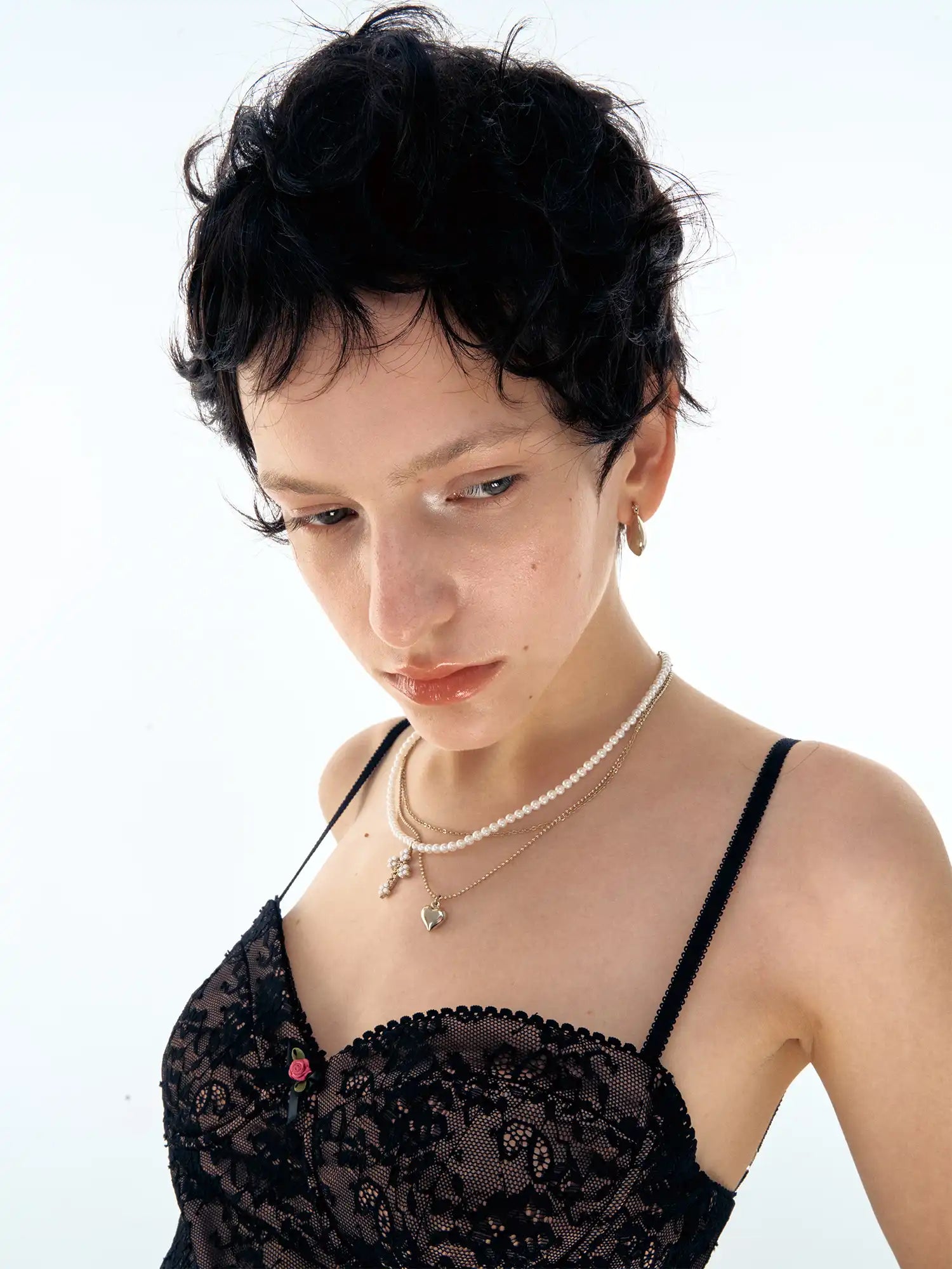1Jinn M2M Baroque Heart Pearl Chain | Canton Collective