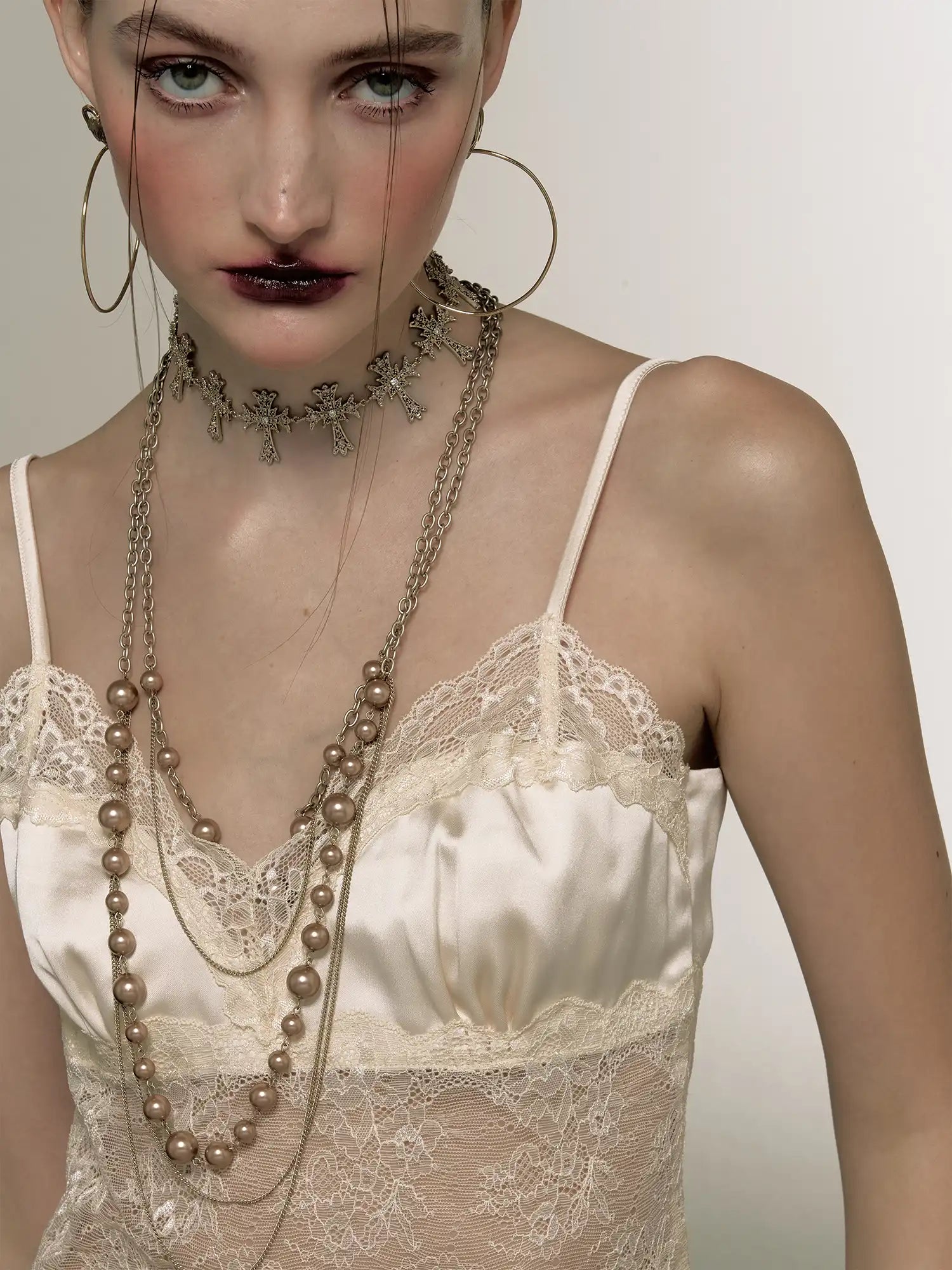 1Jinn M2M Baroque Rose Gold Pearl Necklace | Canton Collective