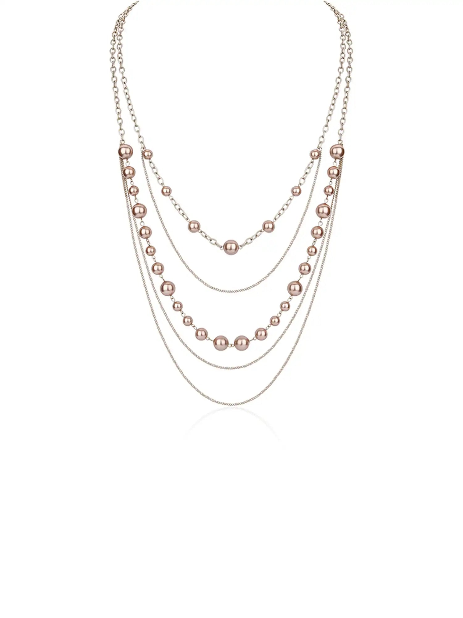 1Jinn M2M Baroque Rose Gold Pearl Necklace | Canton Collective