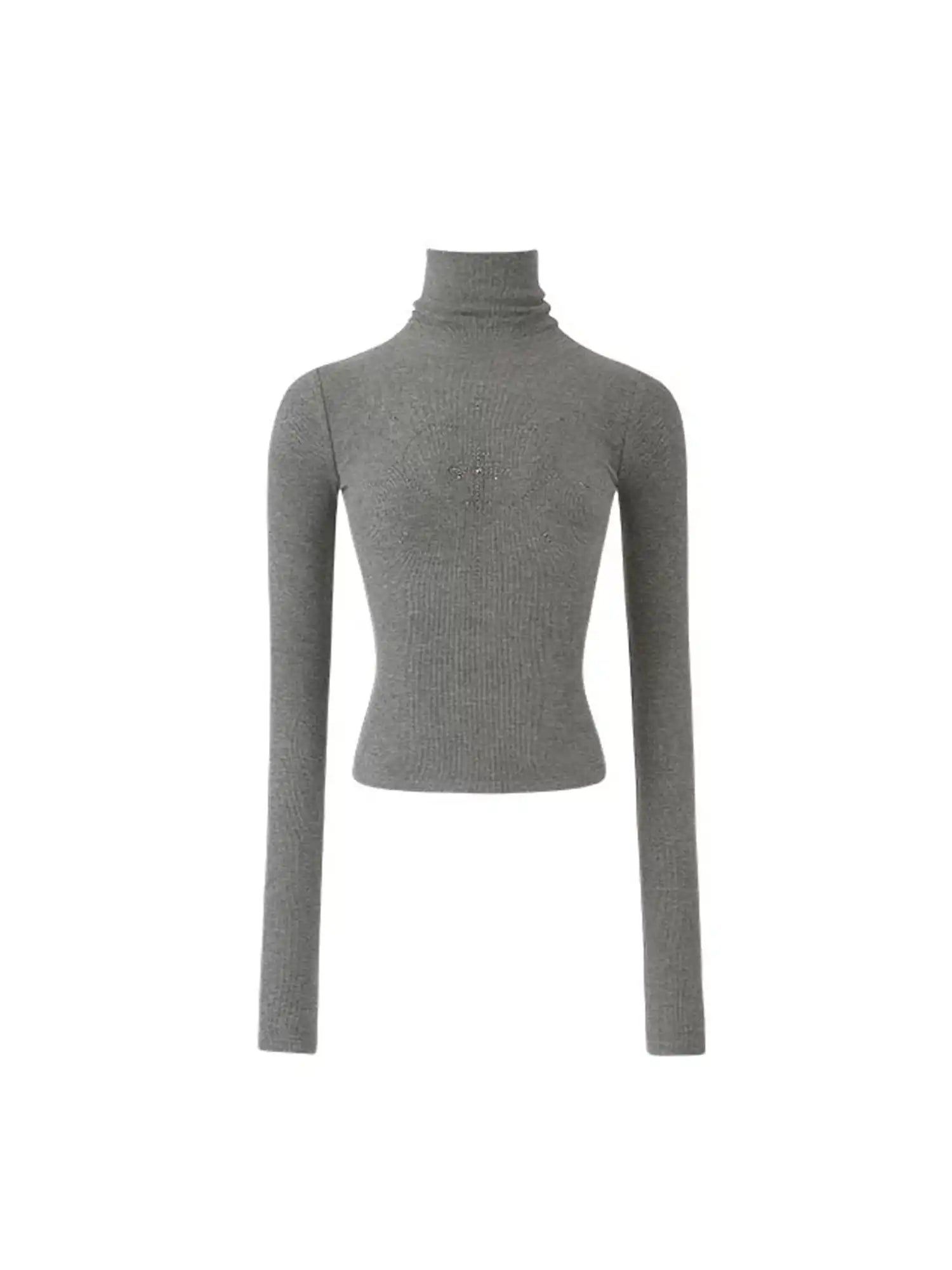 1Jinn Studio Basic High-Neck Rhinestone Top | Canton Collective