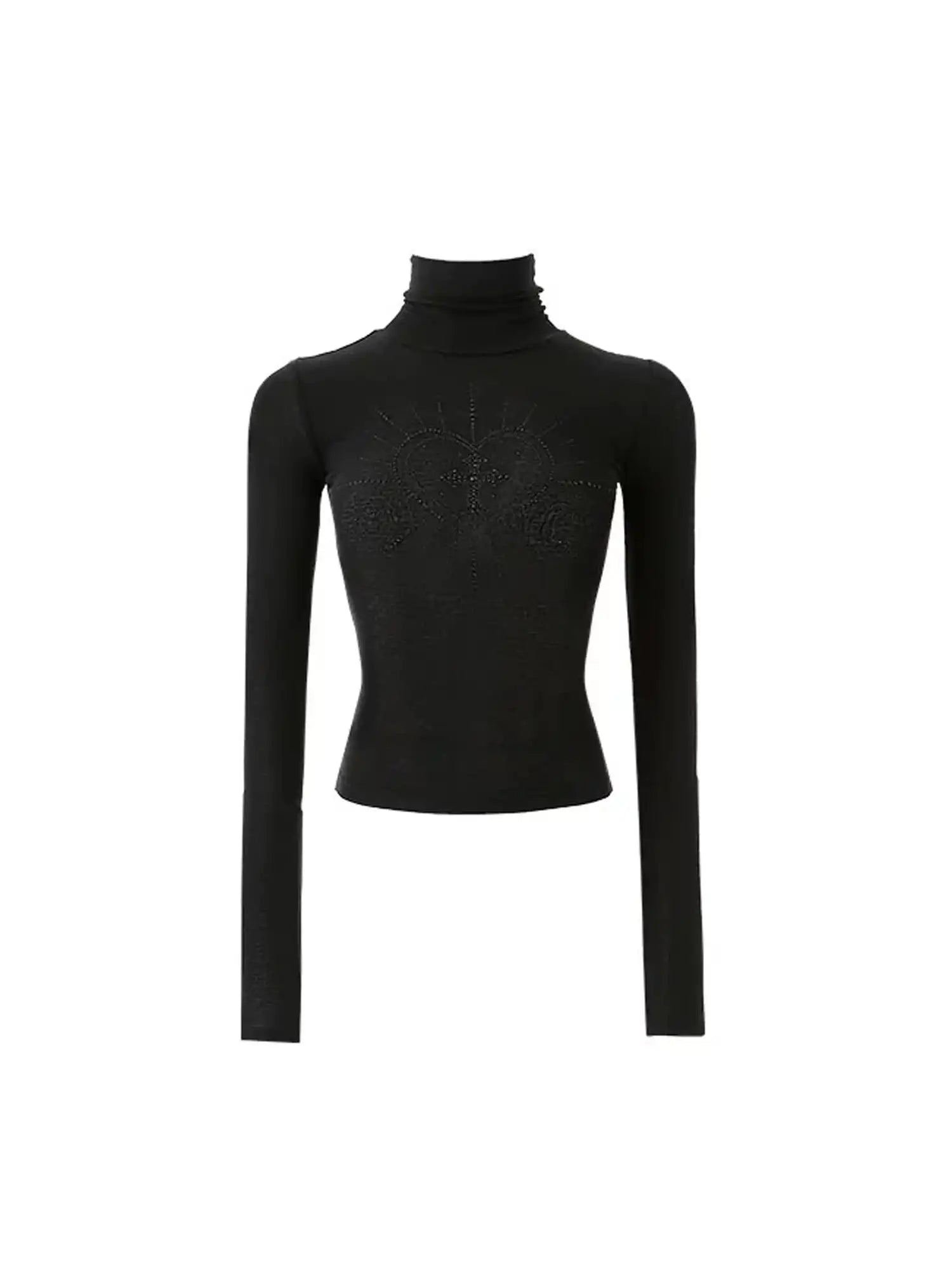 1Jinn Studio Basic High-Neck Rhinestone Top | Canton Collective