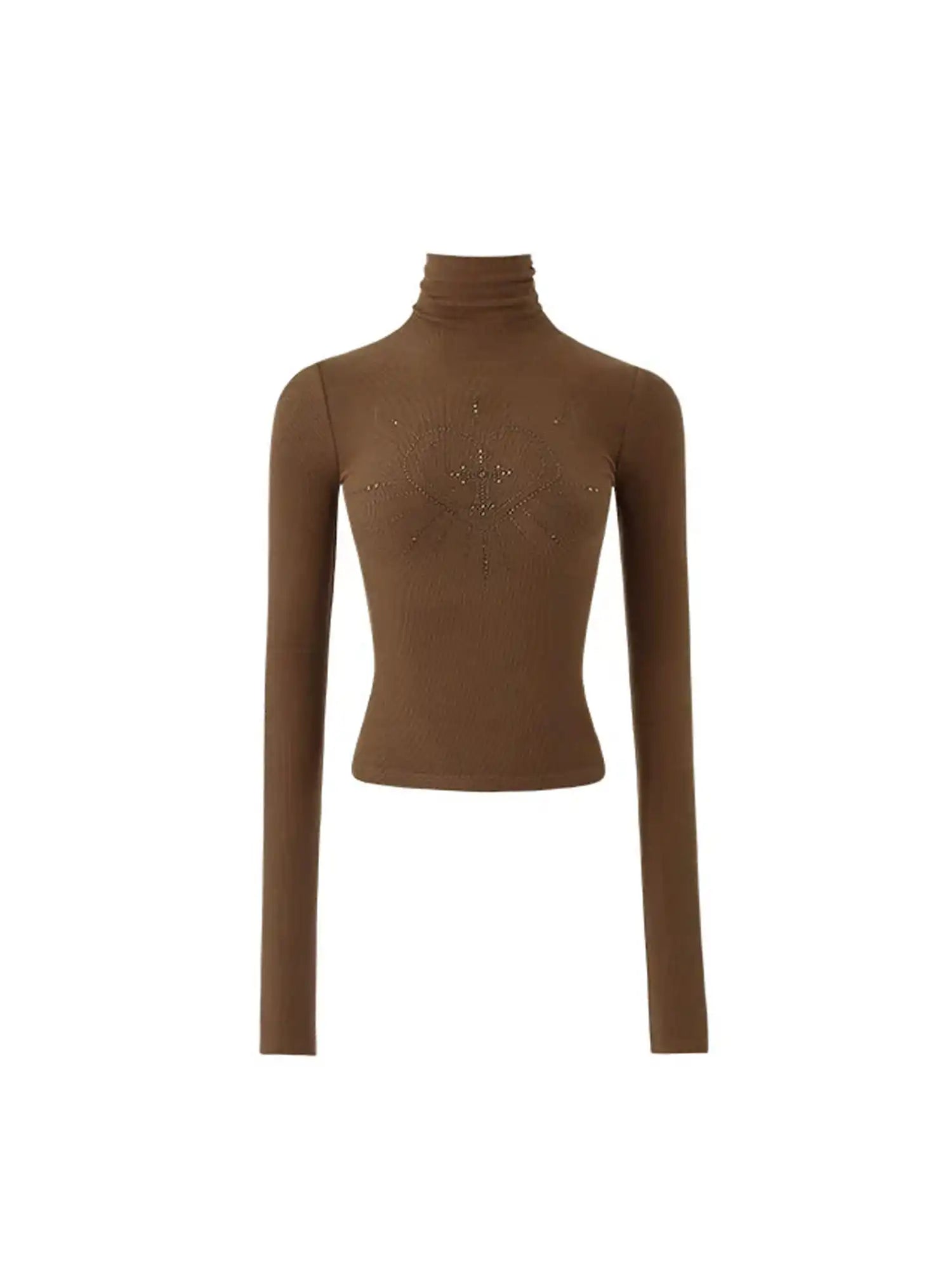 1Jinn Studio Basic High-Neck Rhinestone Top | Canton Collective