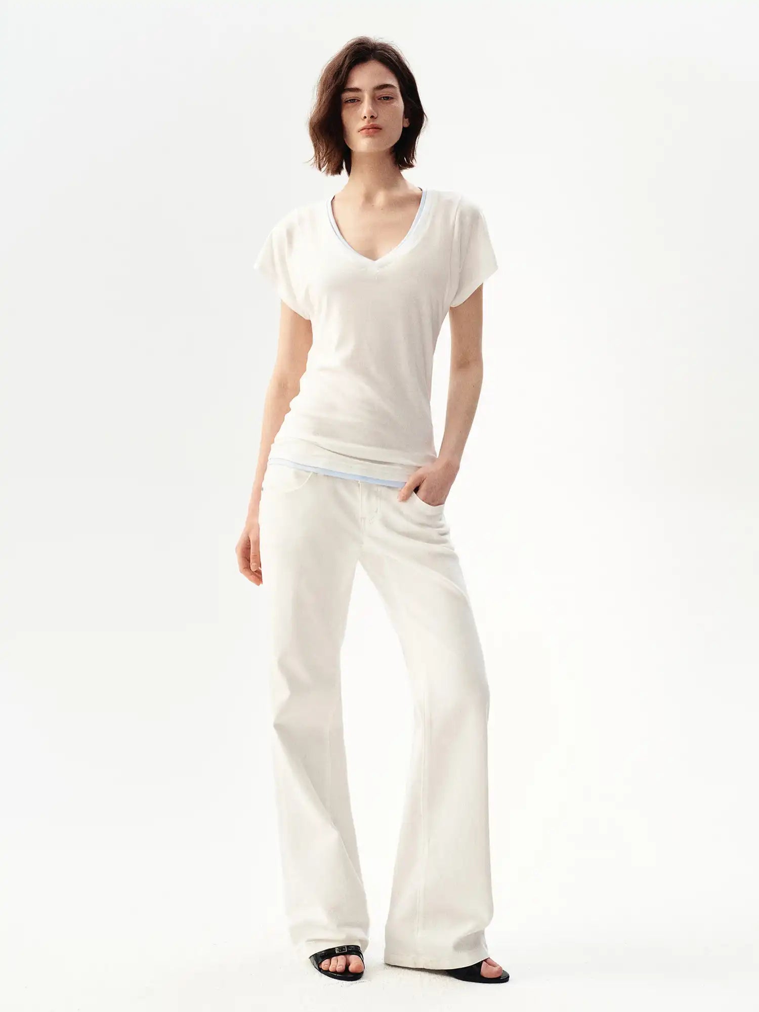 Ayo Basic Short Sleeve Contrast T-shirt | Canton Collective