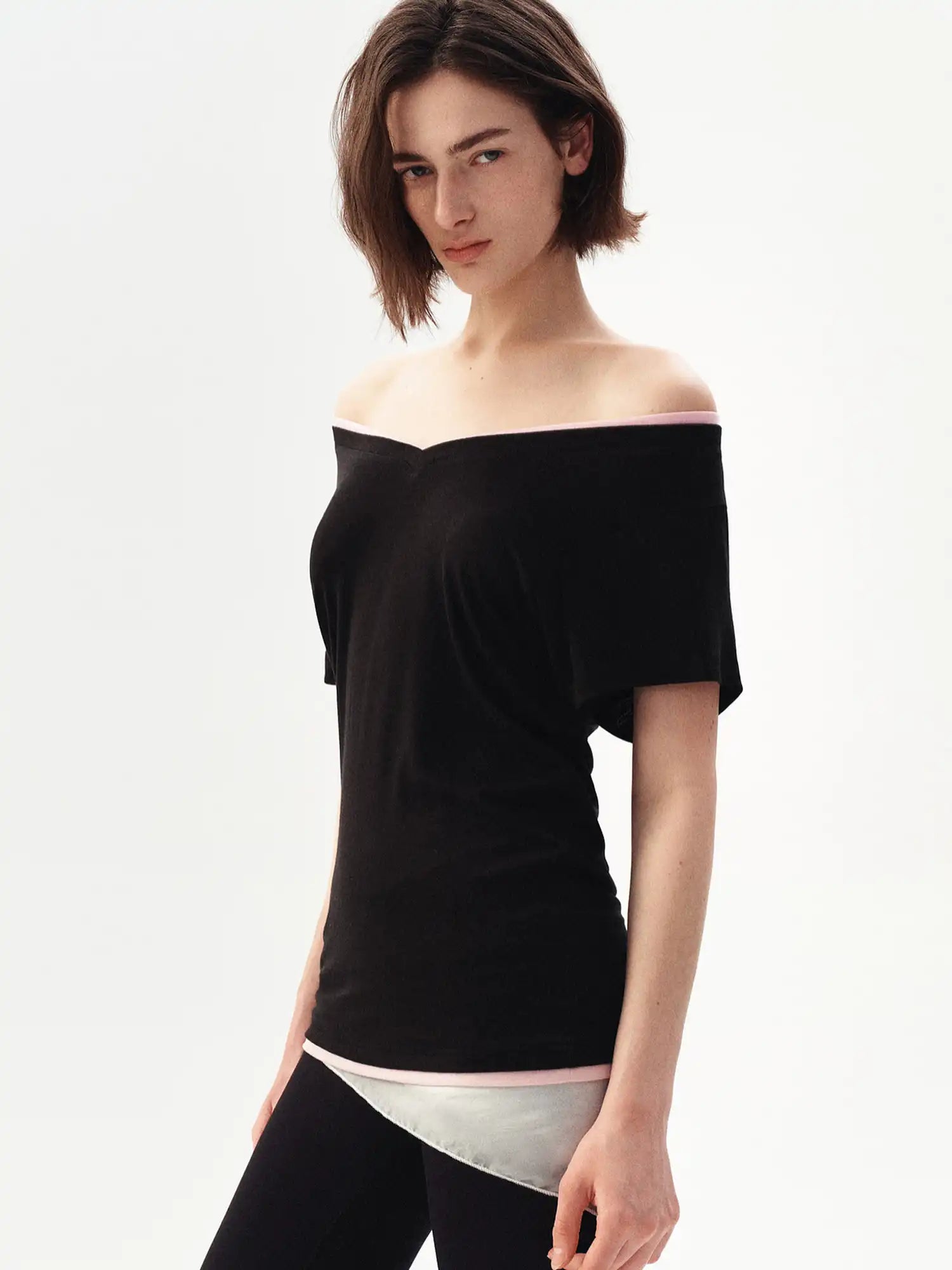 Ayo Basic Short Sleeve Contrast T-shirt | Canton Collective