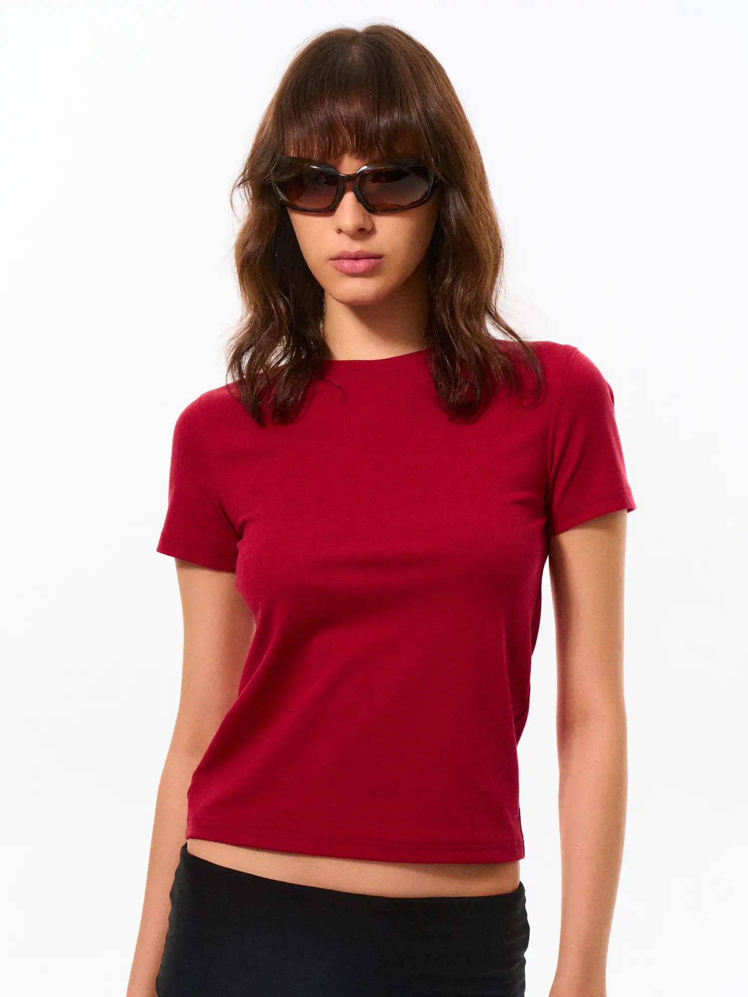 FirstFloor Basic Summer Round Neck Top | Canton Collective