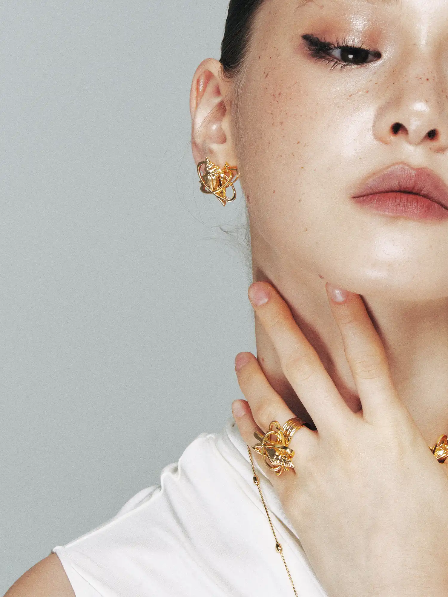 1Jinn M2M Beach Shell Star Open Ring | Canton Collective