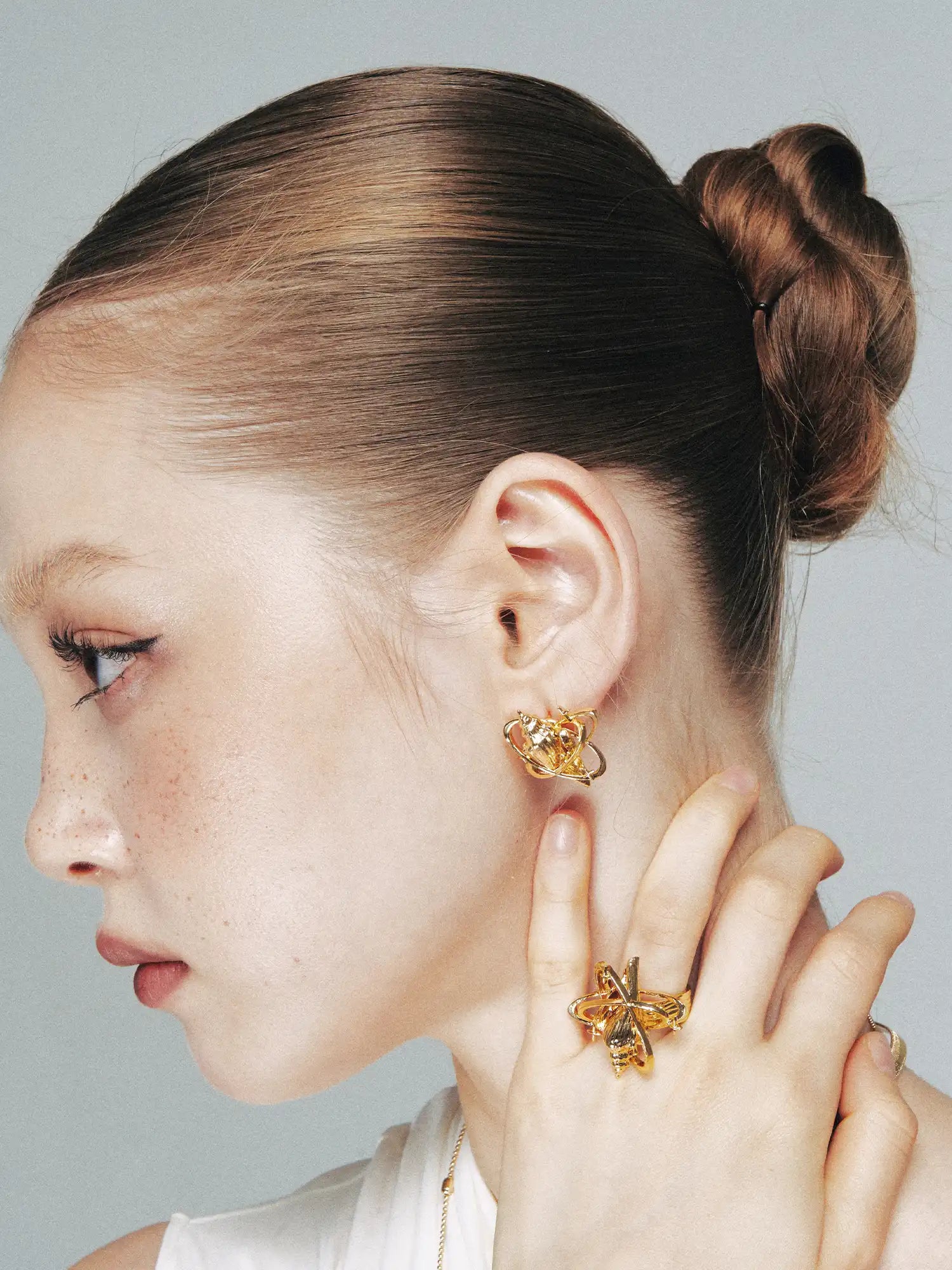 1Jinn M2M Beach Shell Star Open Ring | Canton Collective