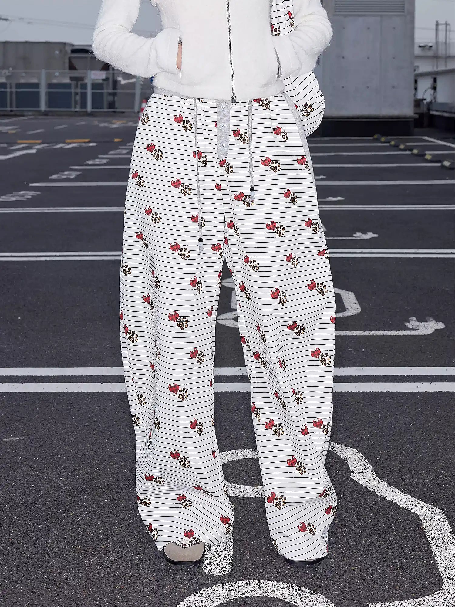 2th Desire Beaded Plaid Banana Pants | Canton Collective