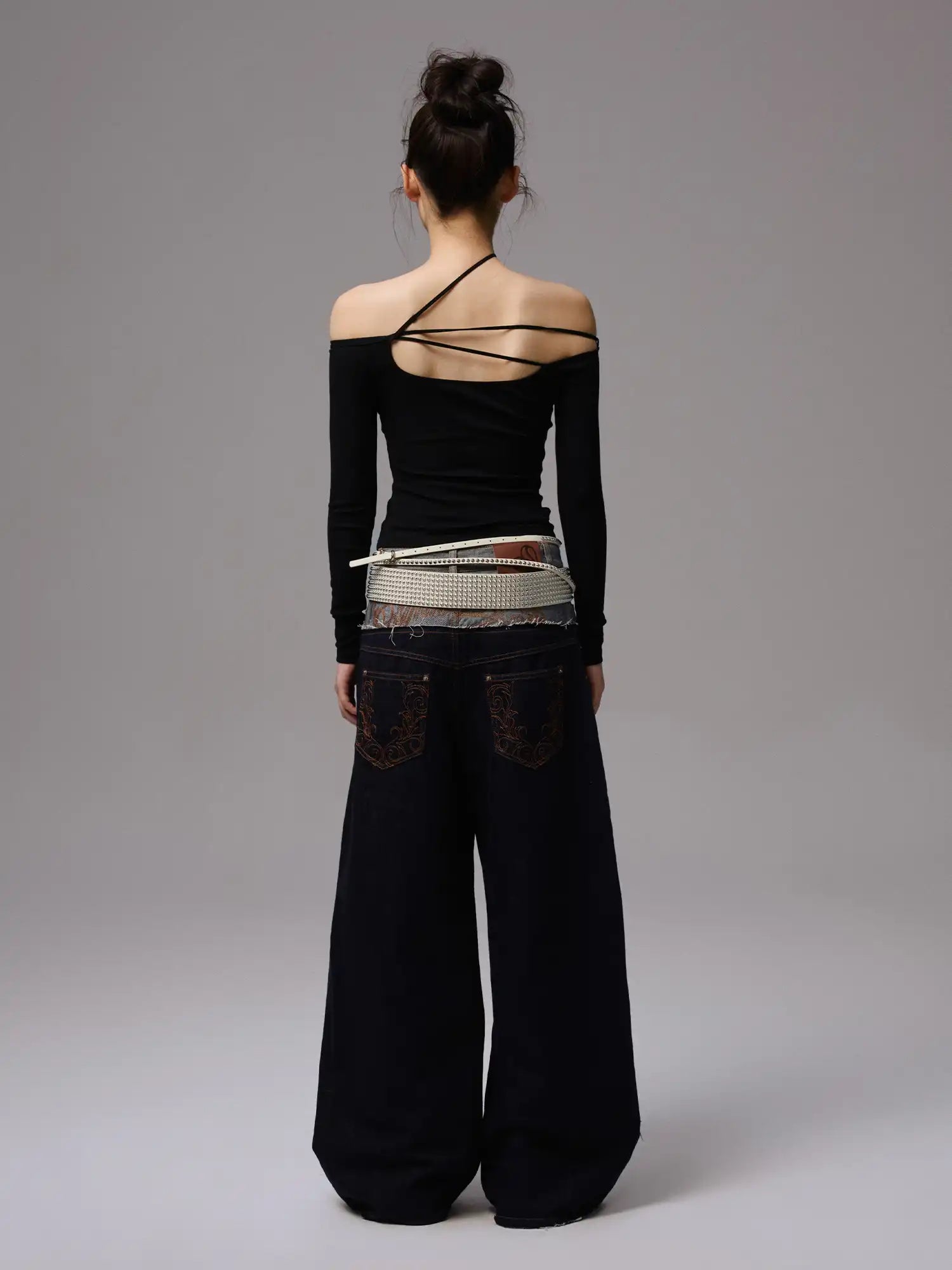 1Jinn Studio Beaded Tie Front Top | Canton Collective