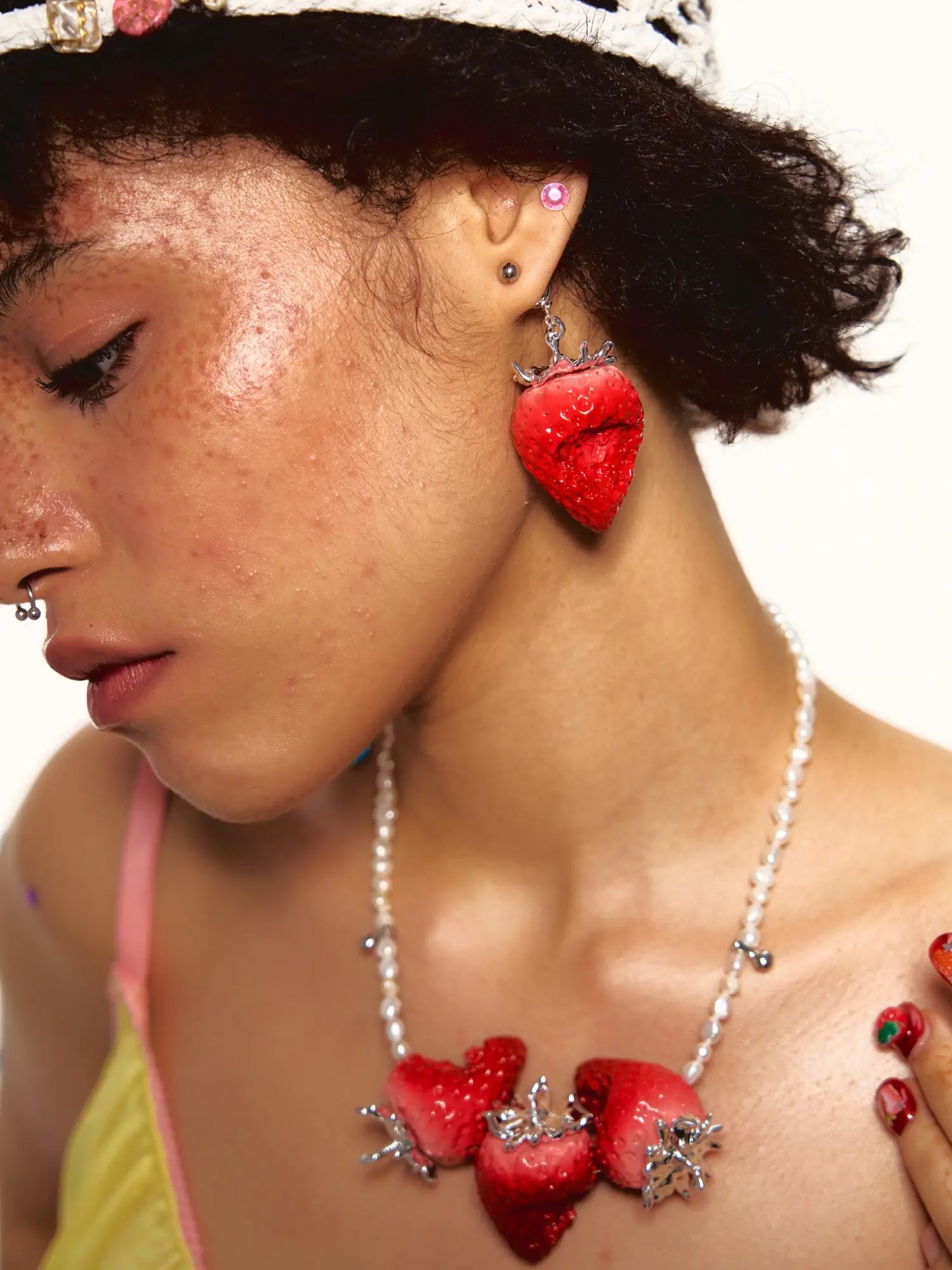 1Jinn M2M Bitten Strawberry Earring | Canton Collective
