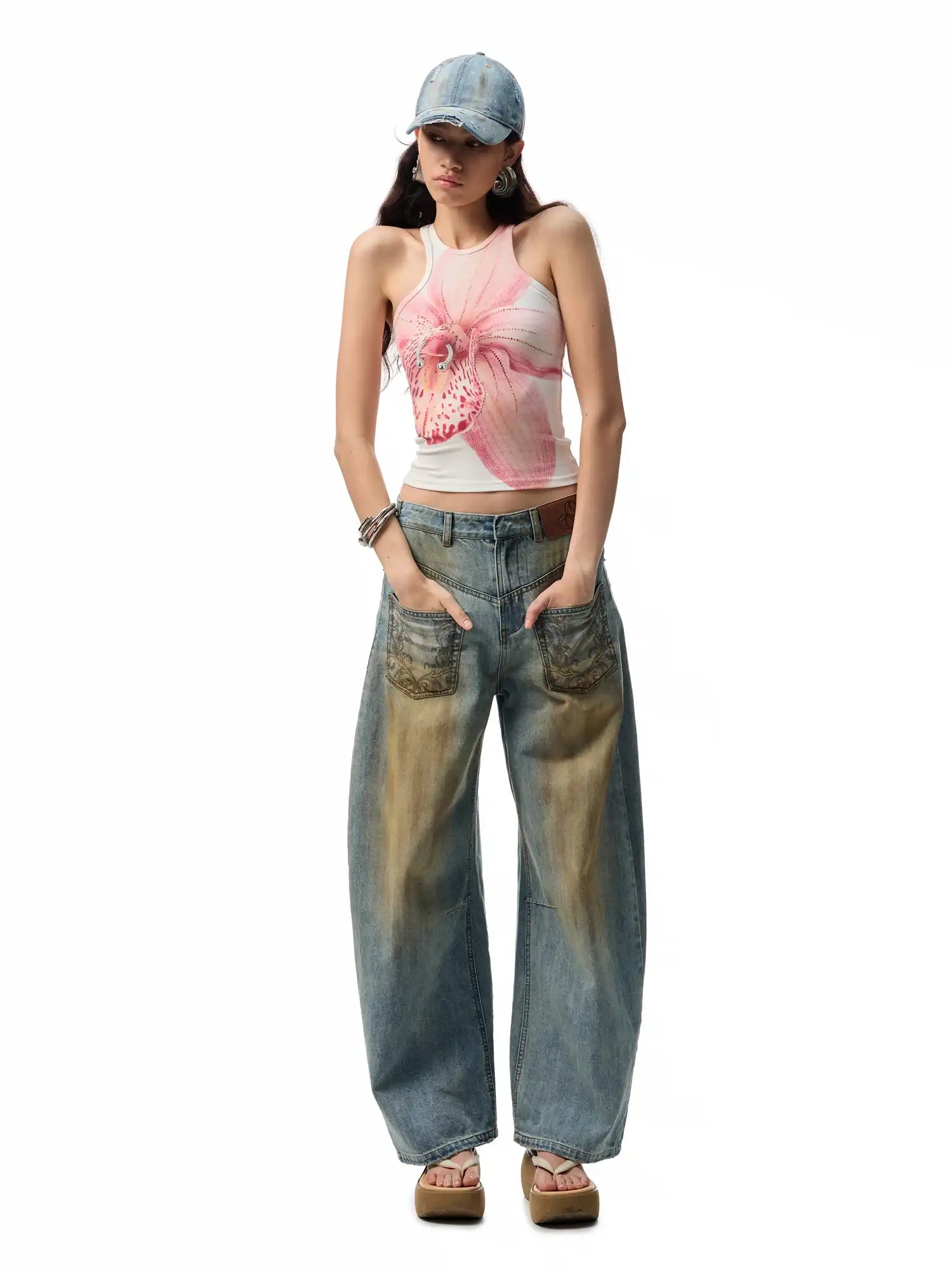 1Jinn Studio Bloom & Shell Racerback | Canton Collective