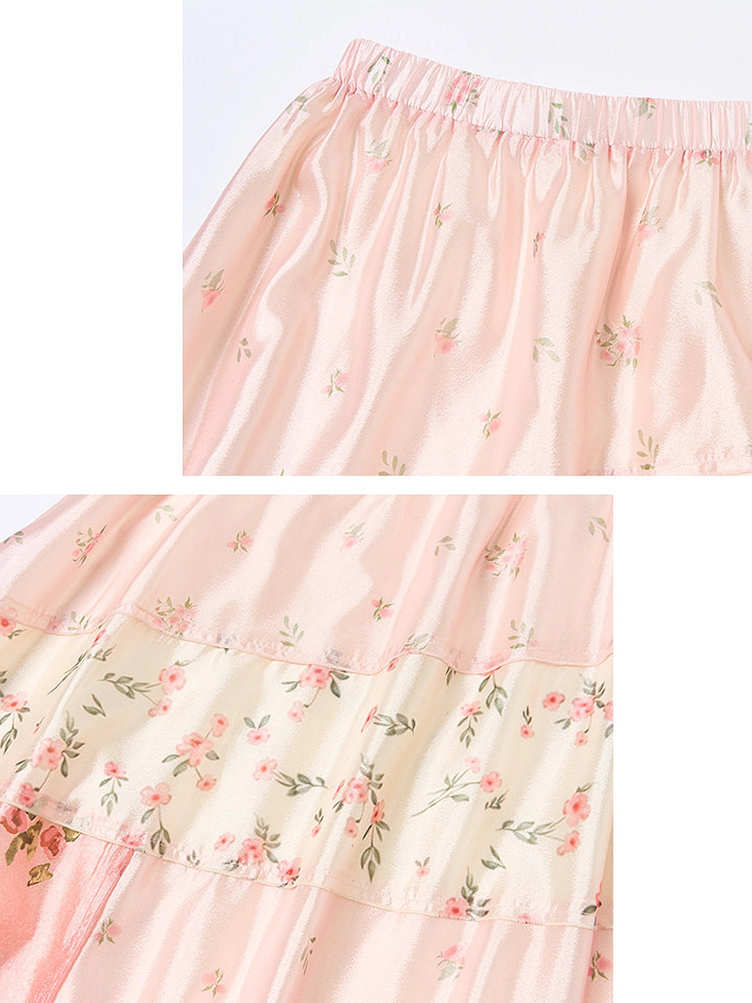 Outtheblue Patchwork Ditsy Floral Midi Skirt | Canton Collective