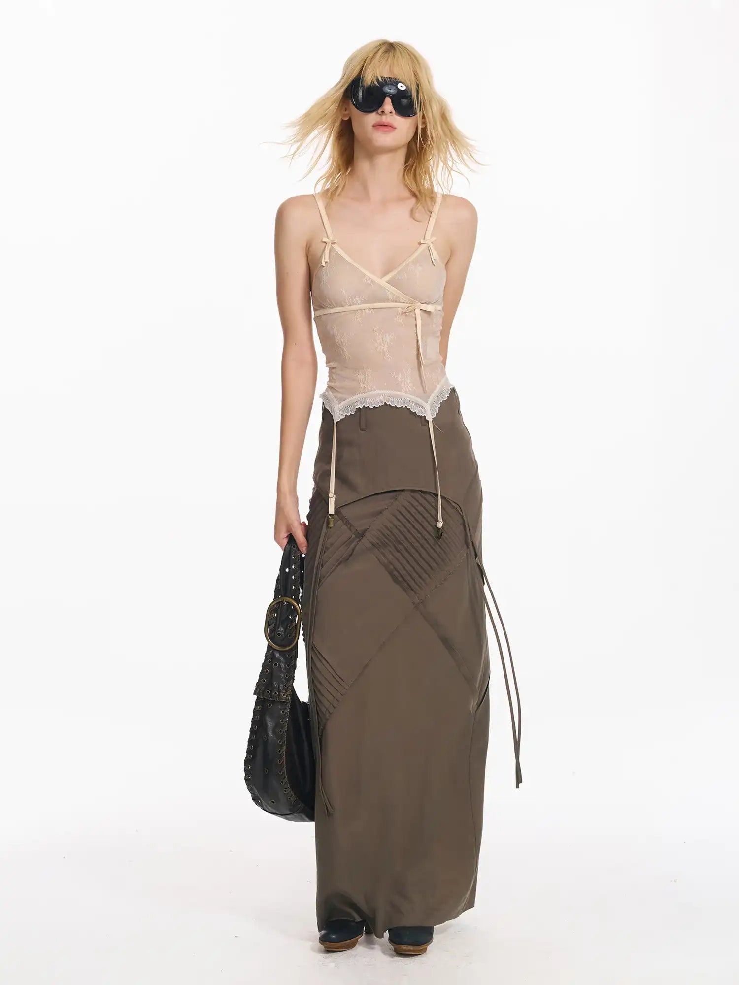 2th Desire Bow Tie Mesh Tank | Canton Collective