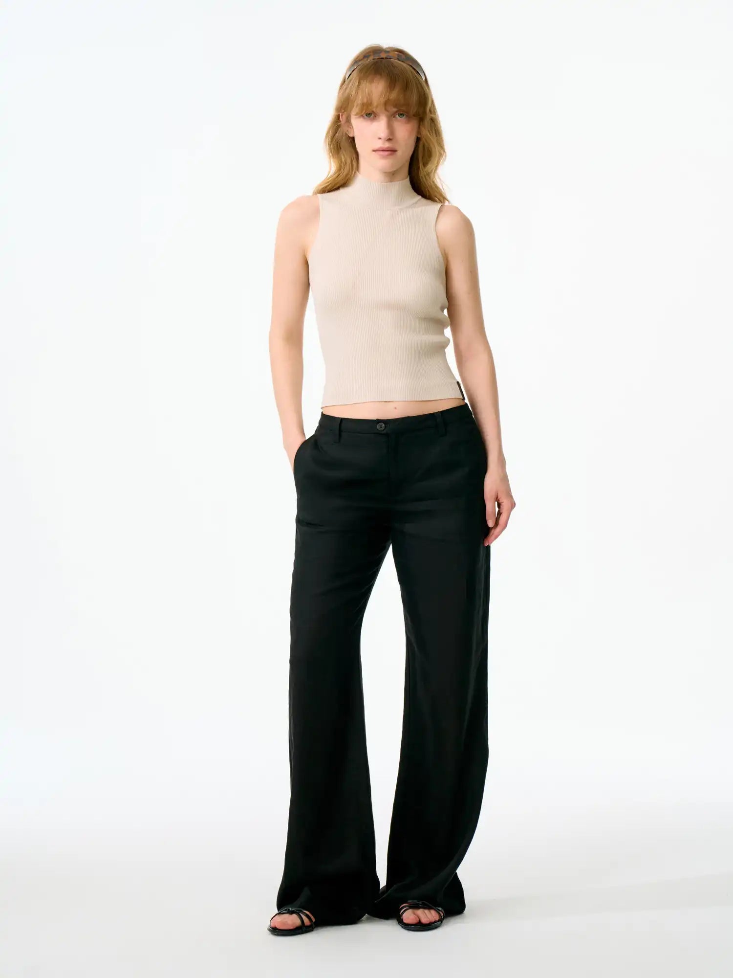 FirstFloor Breezy Summer Vacation Wide Leg Linen Pants | Canton Collective