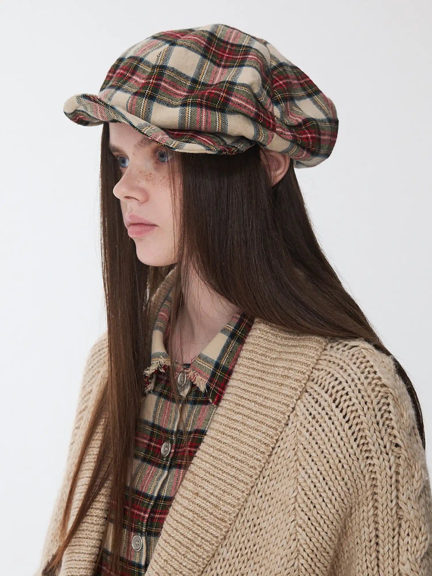 1Jinn Studio British Plaid Newsboy Cap | Canton Collective