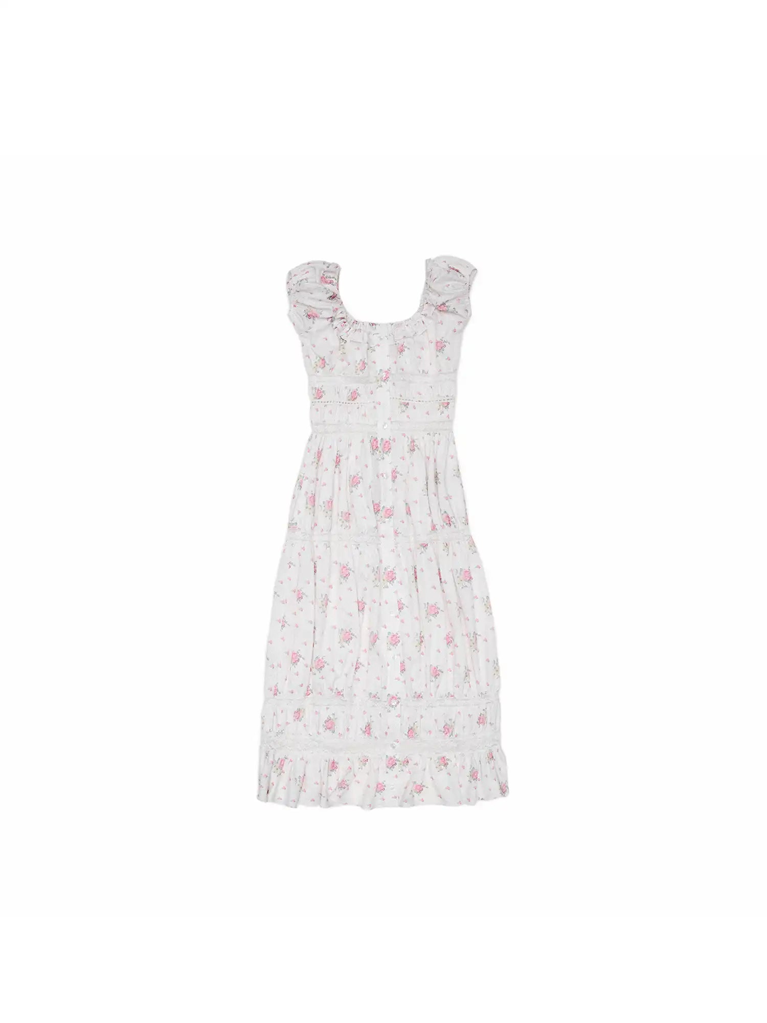 1Jinn Studio Button Up Off Shoulder Floral Midi Dress | Canton Collective
