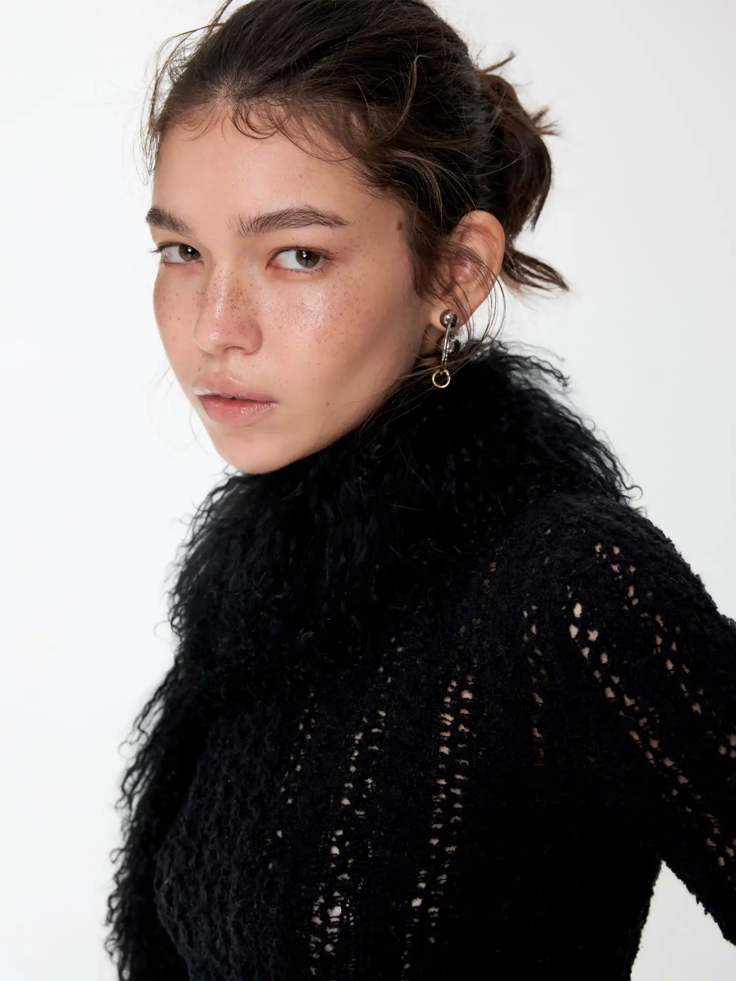 1Jinn Studio Cable-Knit Fleece-Knit Top | Canton Collective