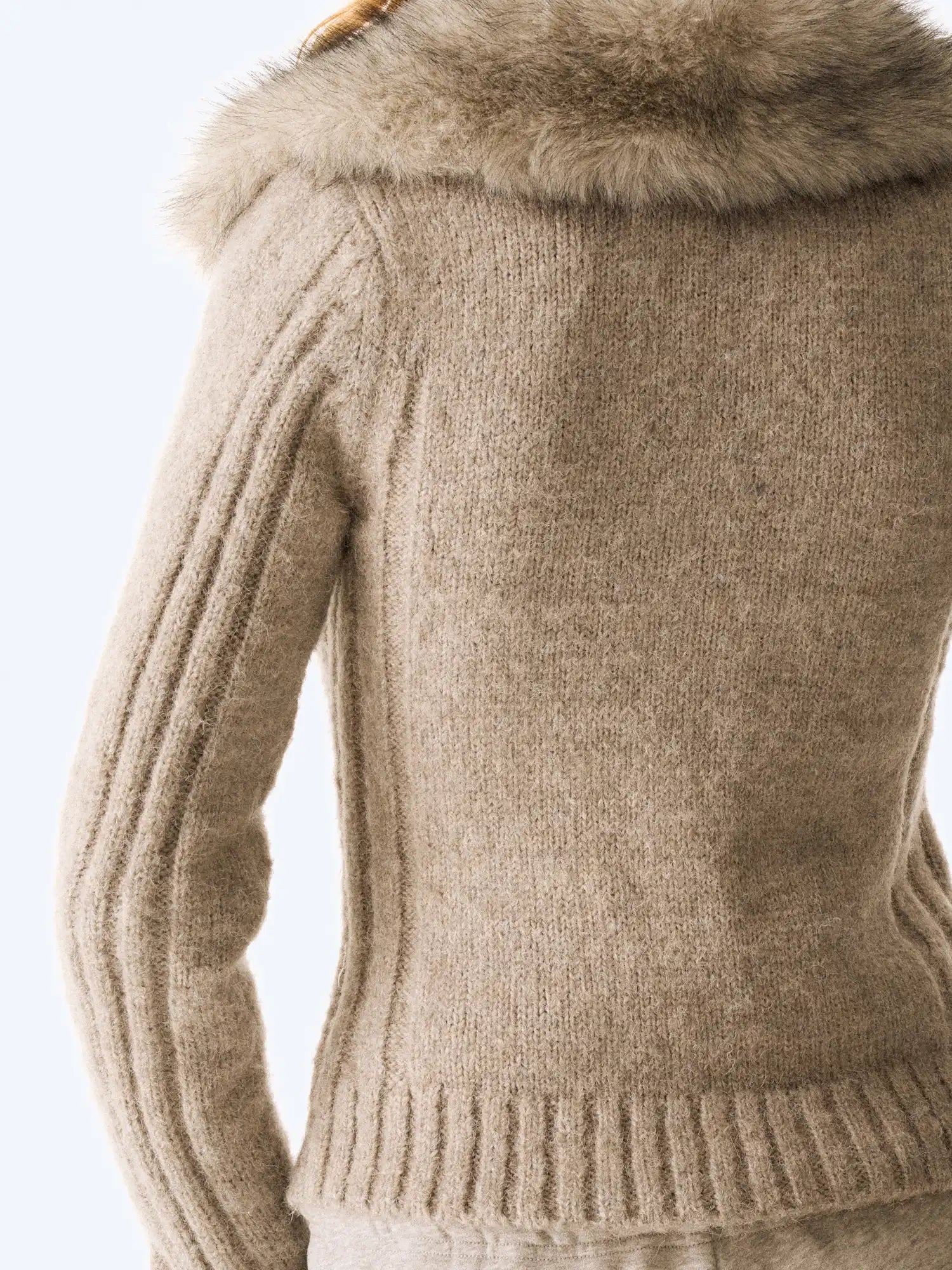 FirstFloor Cable Knit Wool Cardigan | Canton Collective