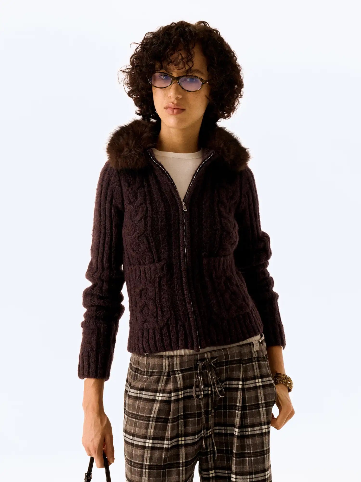 FirstFloor Cable Knit Wool Cardigan | Canton Collective