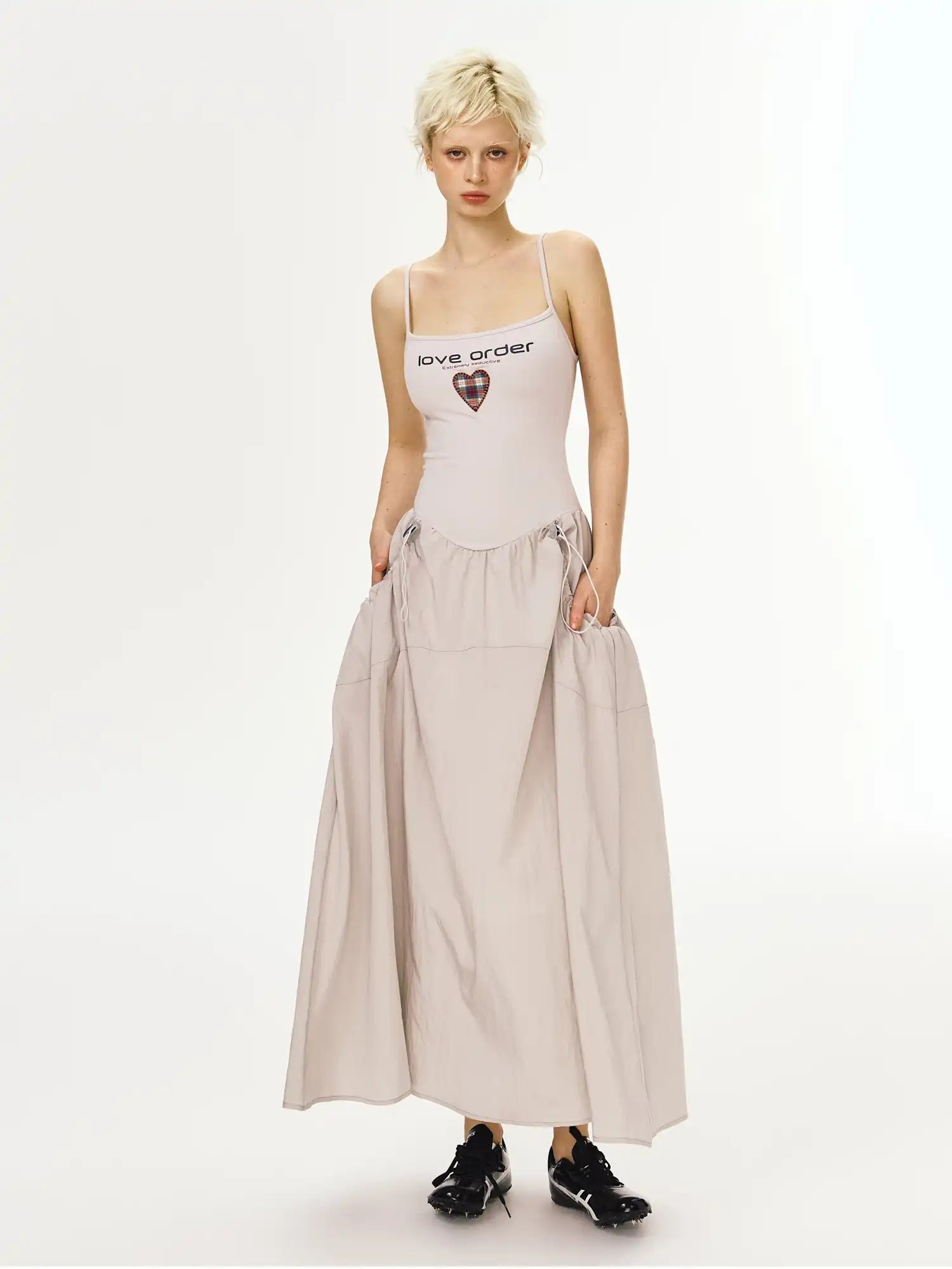 Deleteex Camisole A-Line Corset Maxi Dress | Canton Collective