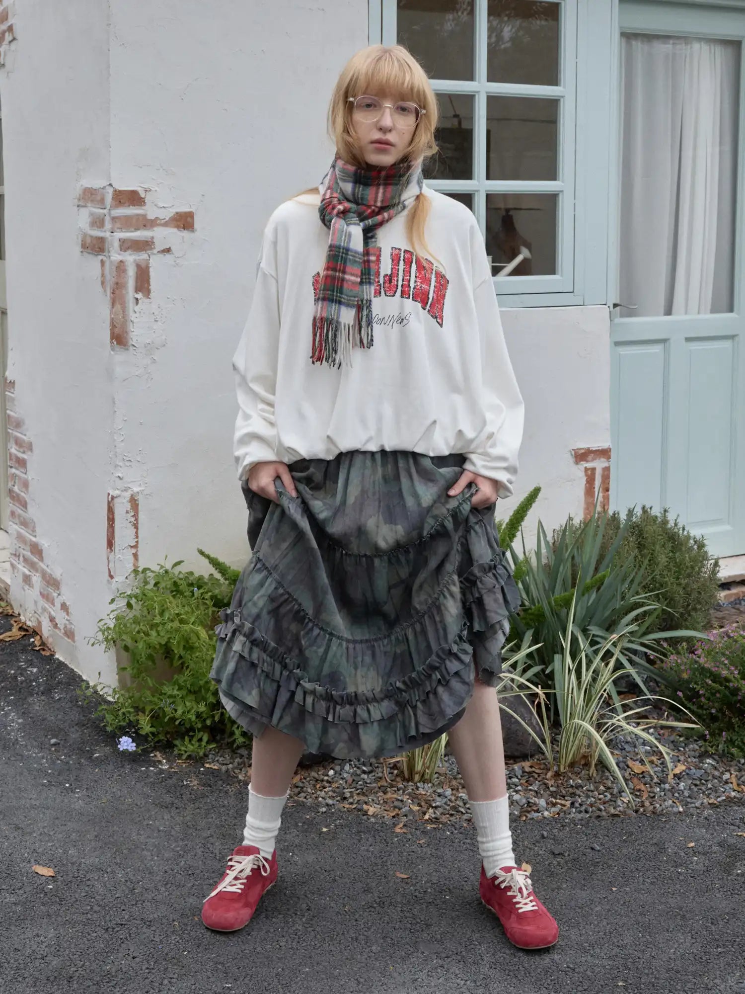 1Jinn Studio Camouflage Cake Skirt | Canton Collective